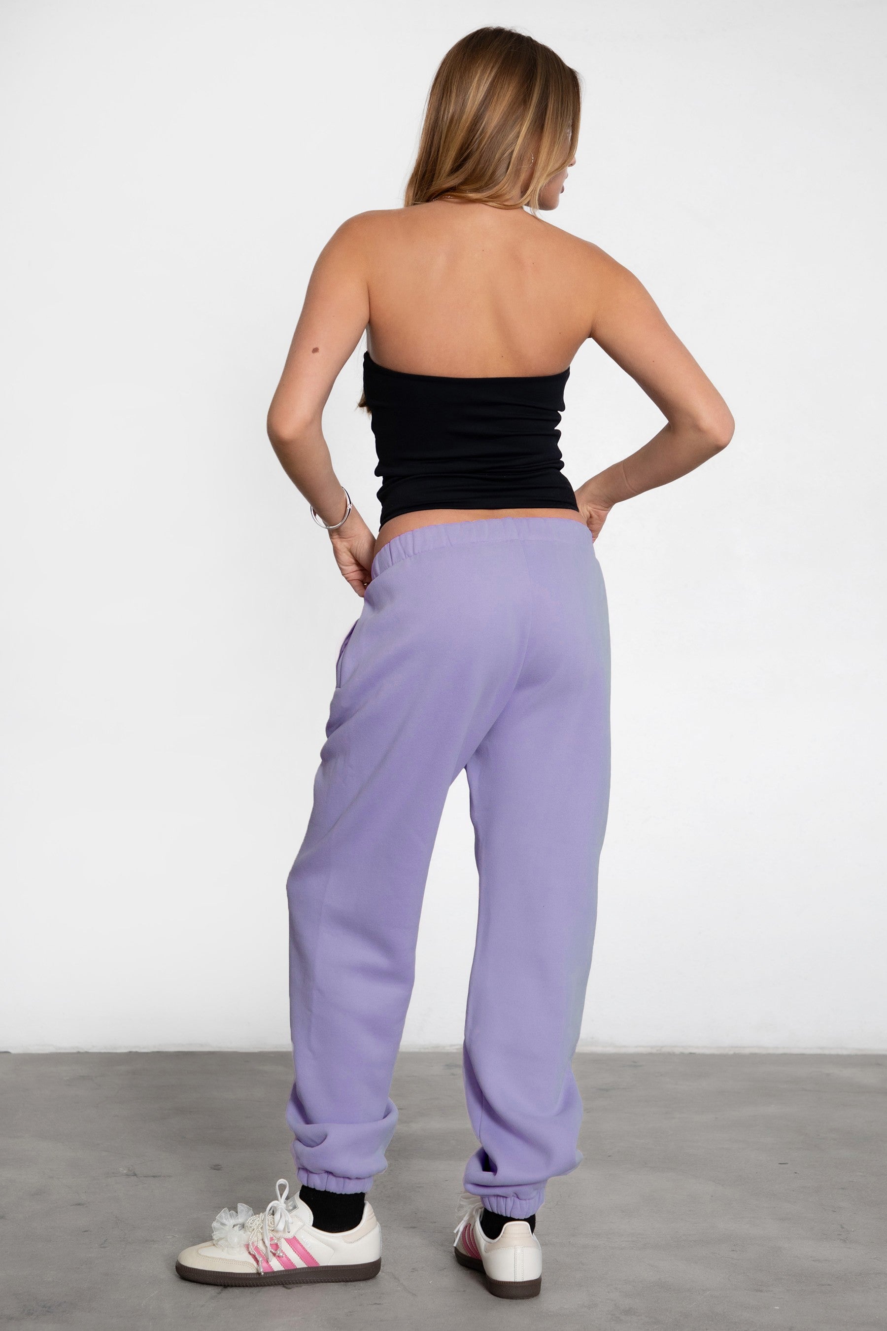 DOVE PLUS SIZE Plush Fleece High Waist Sweatpants