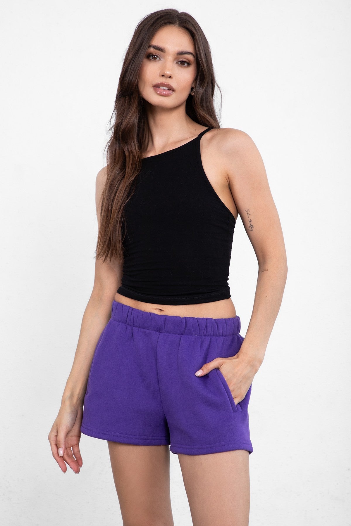 Momo Plush Fleece Casual High Waist Shorts [Partial Pre-order]