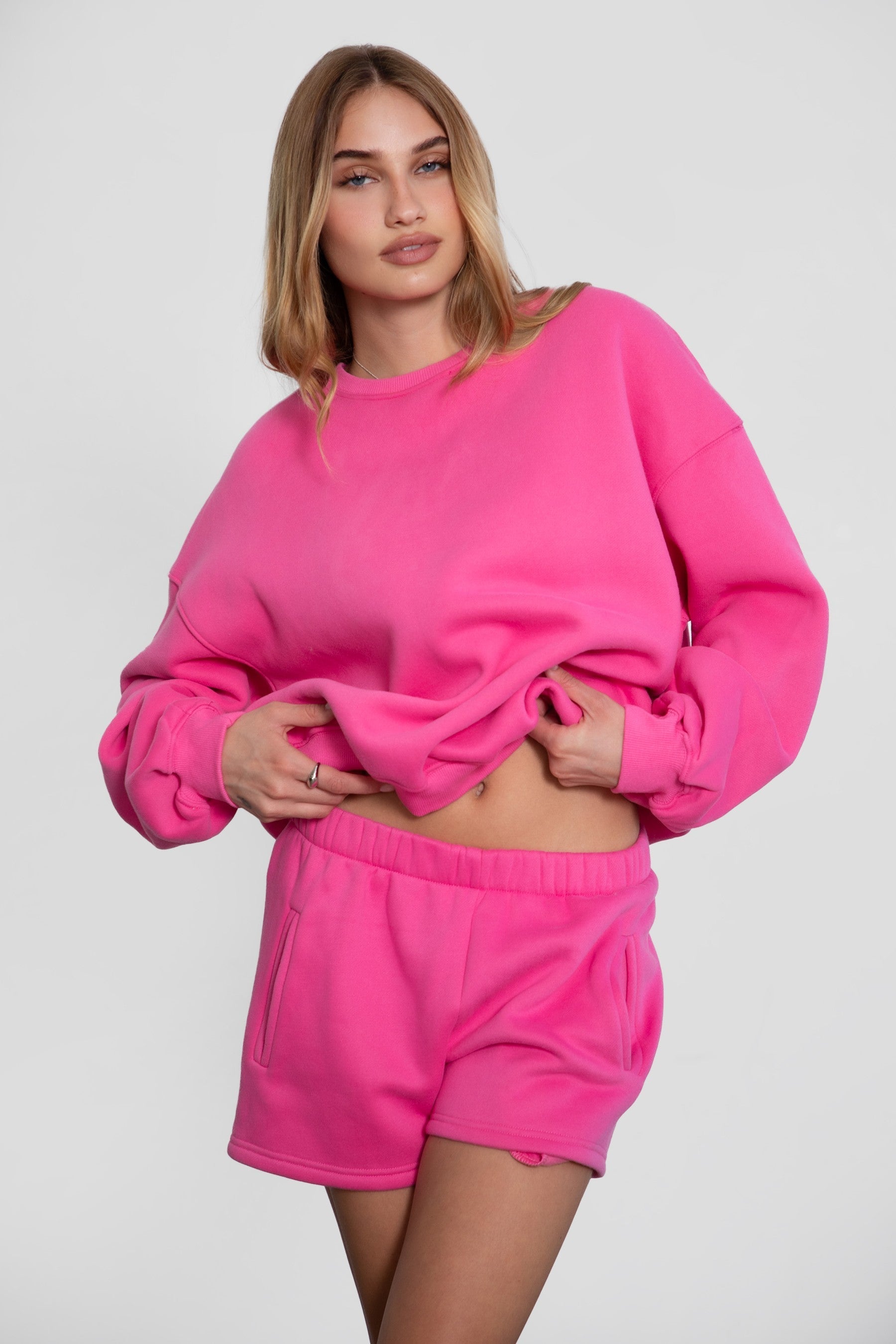 Momo Plush Fleece Casual High Waist Shorts [Partial Pre-order]