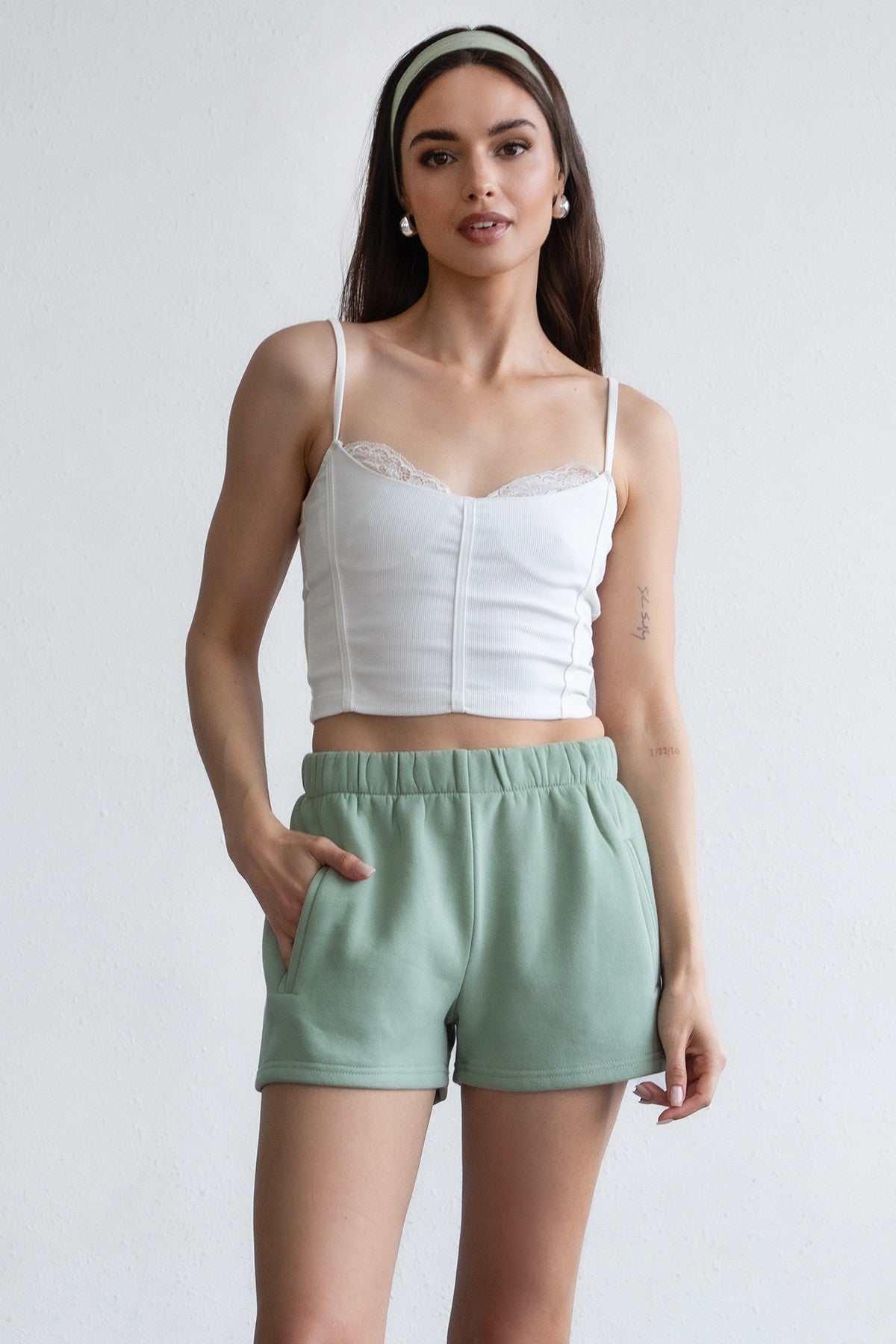 Momo Plush Fleece Casual High Waist Shorts [Partial Pre-order]