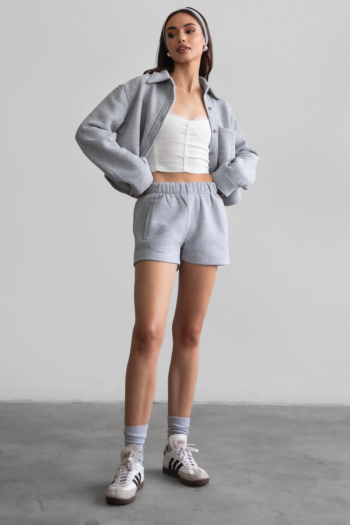 Momo Plush Fleece Casual High Waist Shorts [Partial Pre-order]