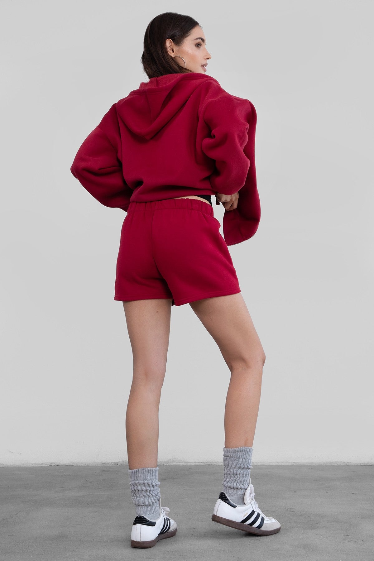 Momo Plush Fleece Casual High Waist Shorts [Partial Pre-order]