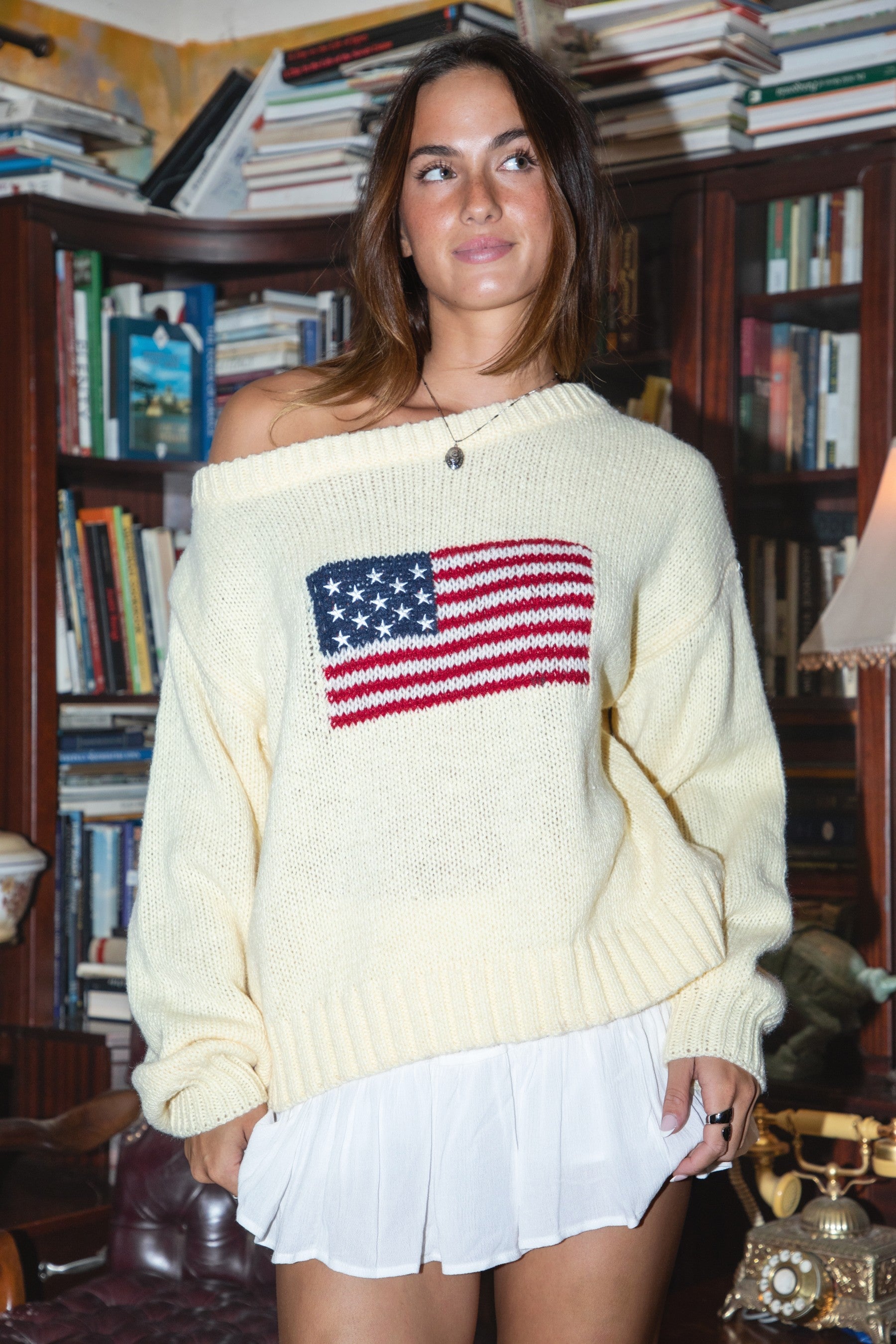 BRANDI Off The Shoulder Sweater
