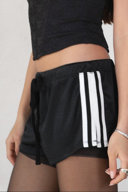 Ginah Solid Low Rise Sport Shorts