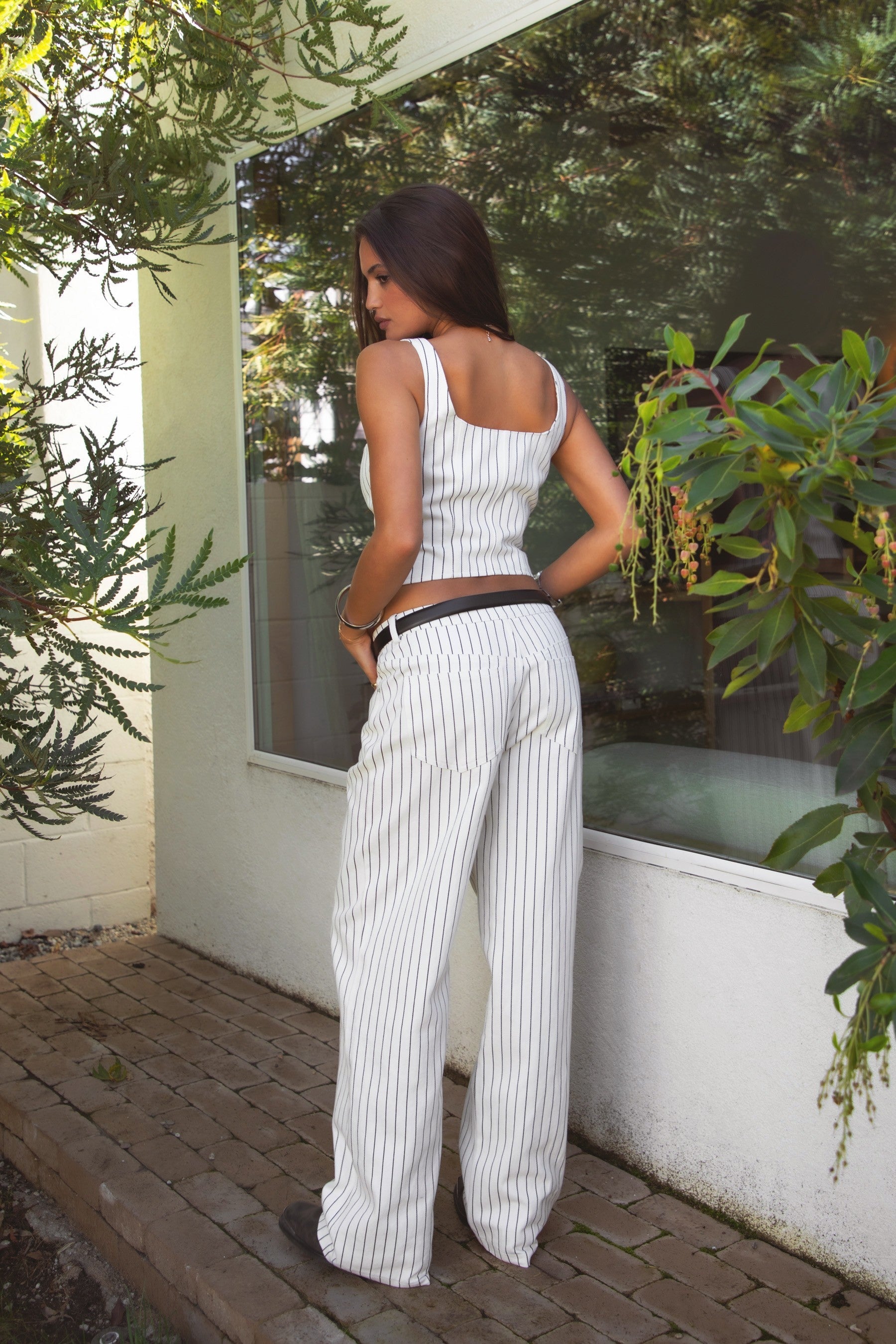 Marni Stripe Print Denim Jeans