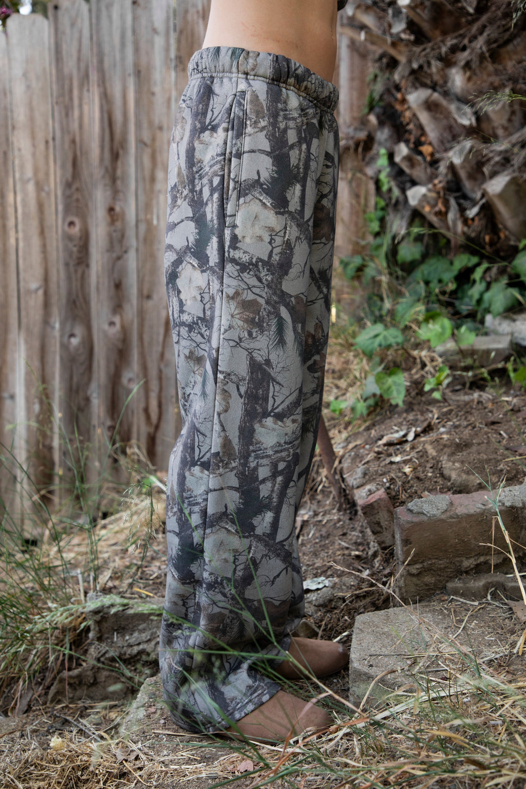 ELK Woodland Camo Cloud Fleece Wide Leg Sweatpants