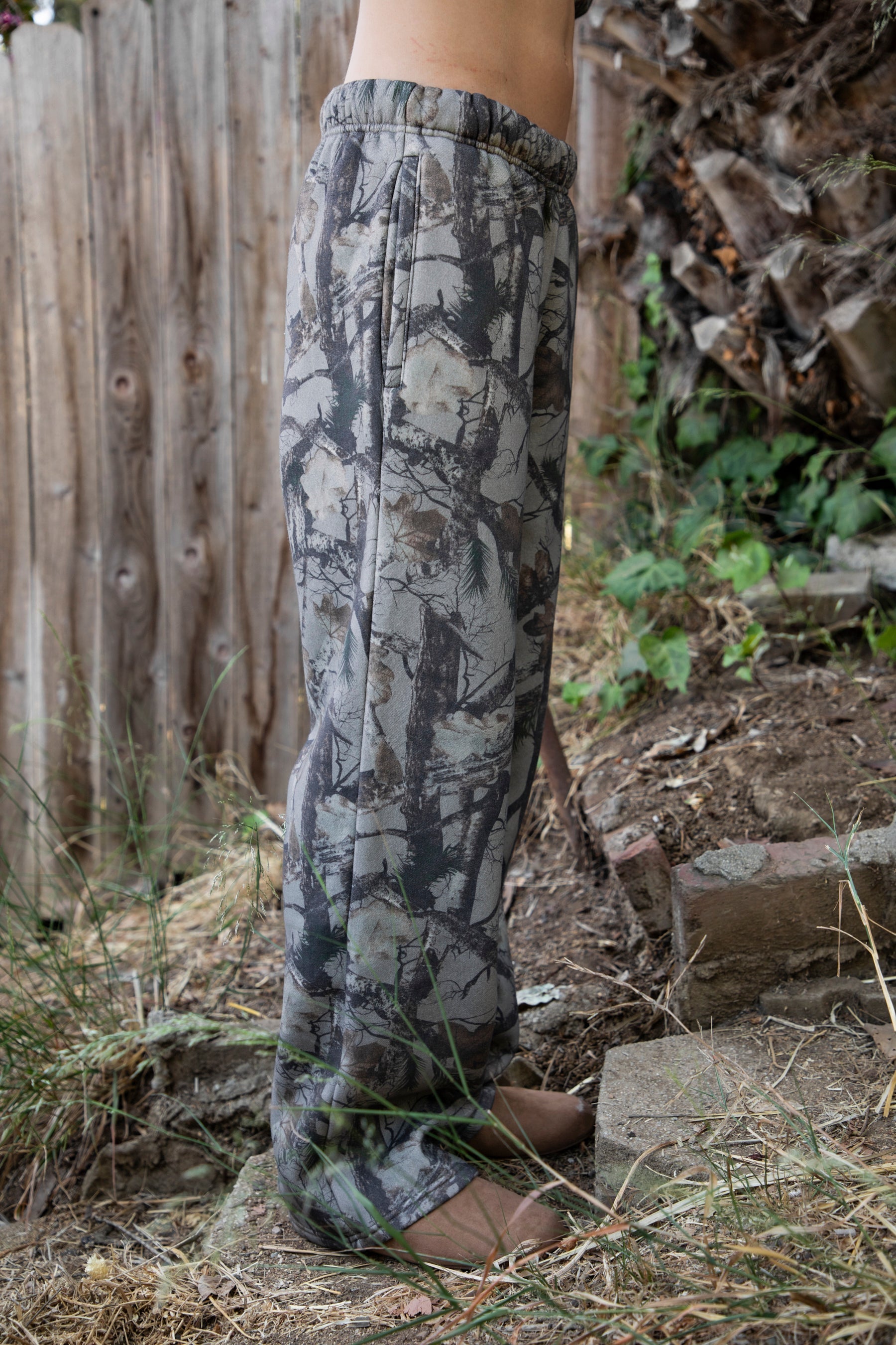 ELK Woodland Camo Cloud Fleece Wide Leg Sweatpants