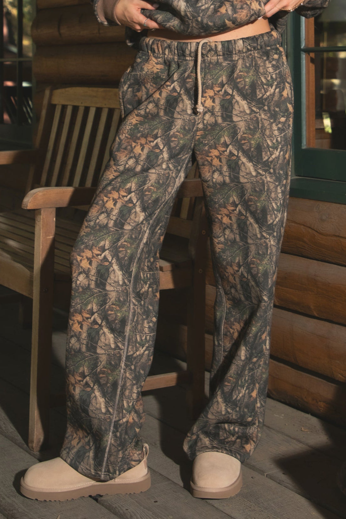 BAYOU Dark Camo Cloud Fleece Sweatpants