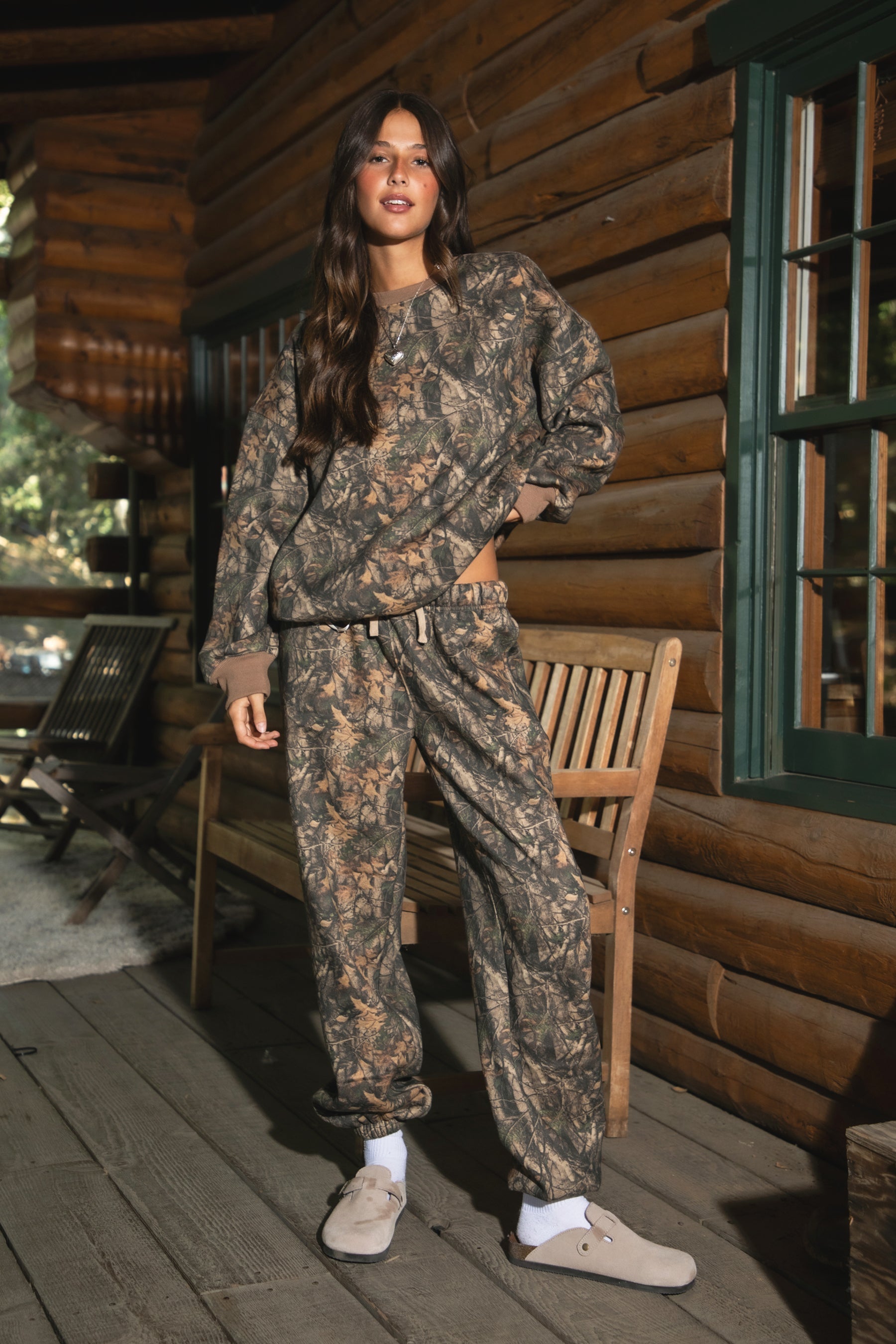 BAYOU Dark Camo Cloud Fleece Sweatpants [Pre-order]