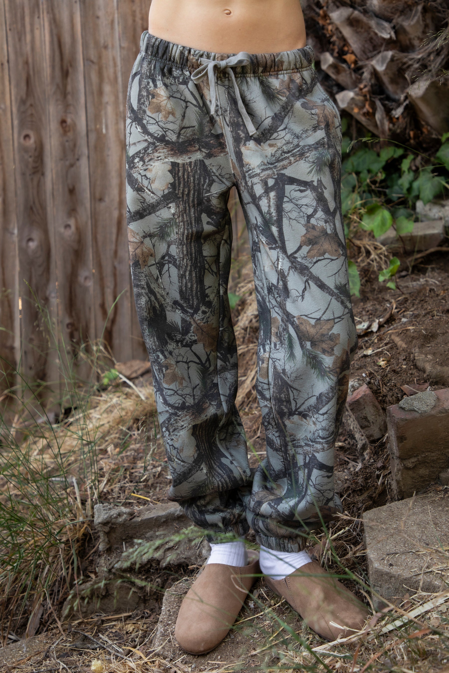 ELK Woodland Camo Cloud Fleece Lounge Jogger Sweatpants