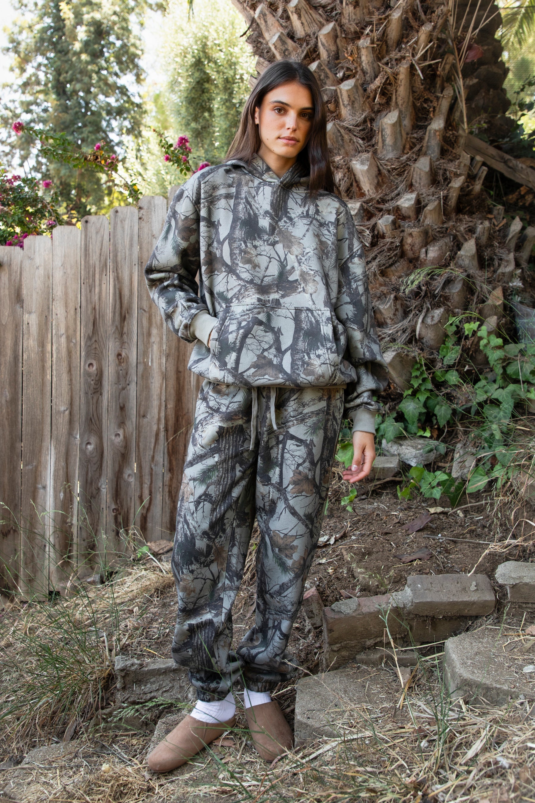 ELK Woodland Camo Cloud Fleece Lounge Jogger Sweatpants