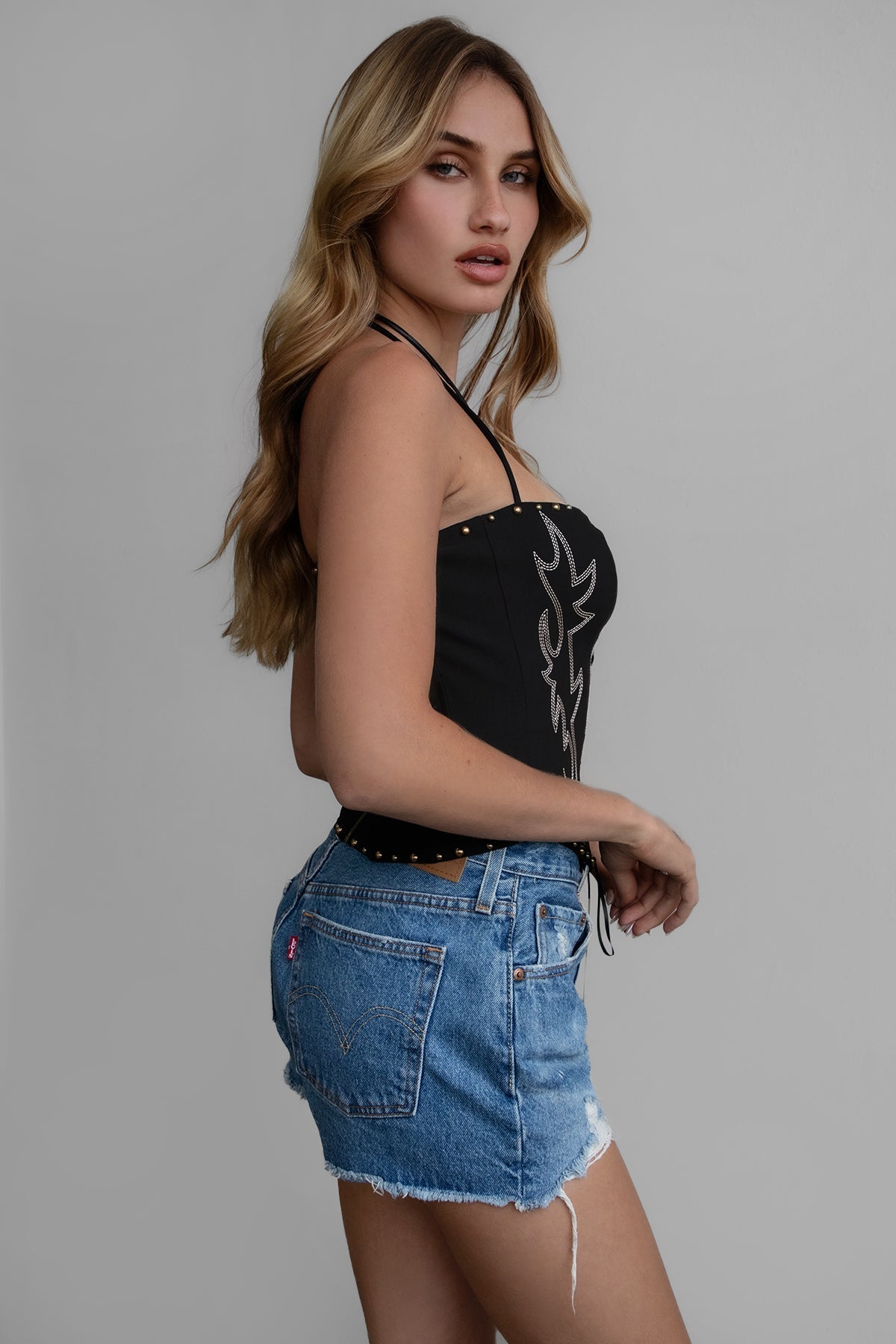 RAELYNN Embroidered Western Corset Top [Pre-order]