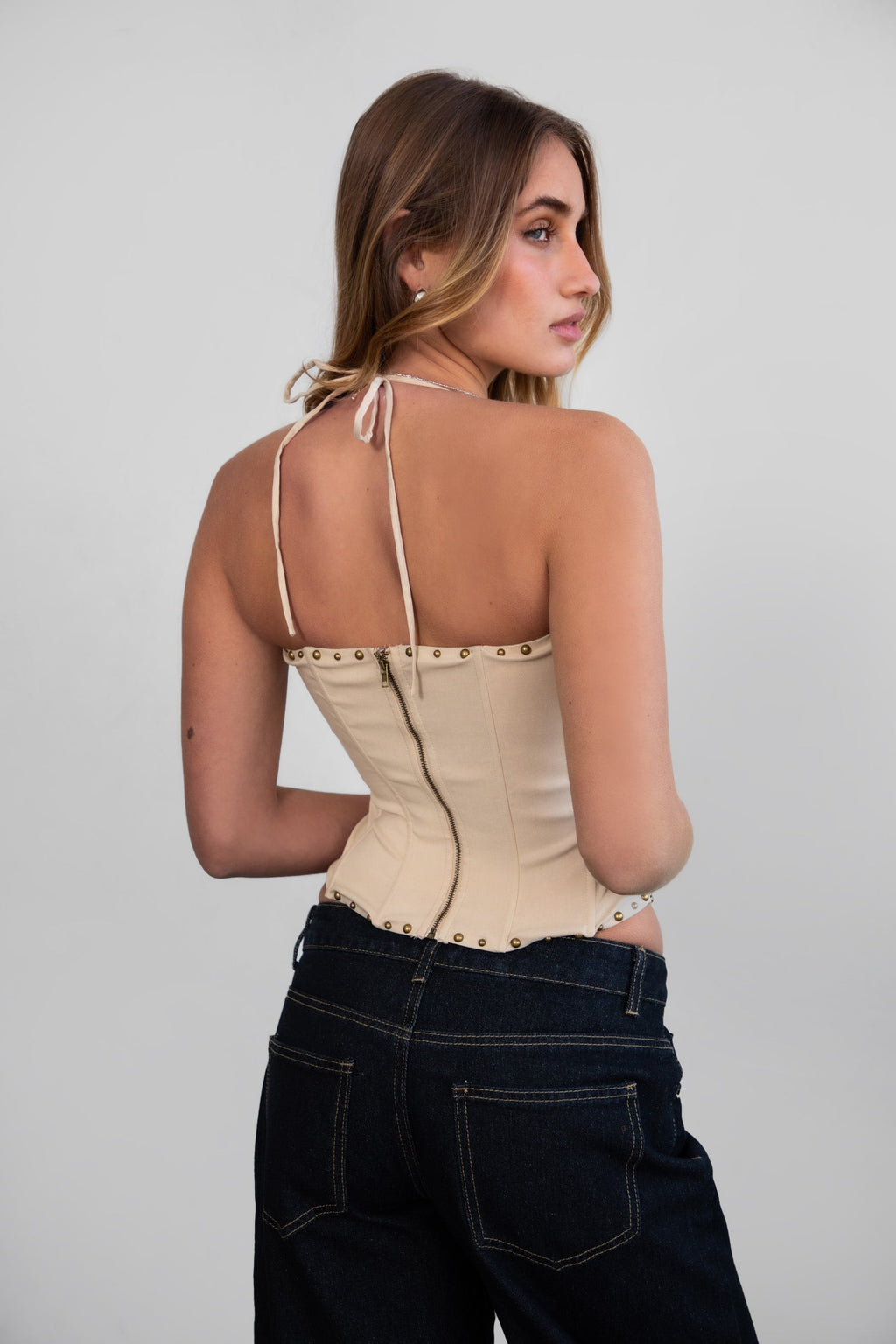 CLEMENTINE Embroidered Corset Top [Partial Pre-order]