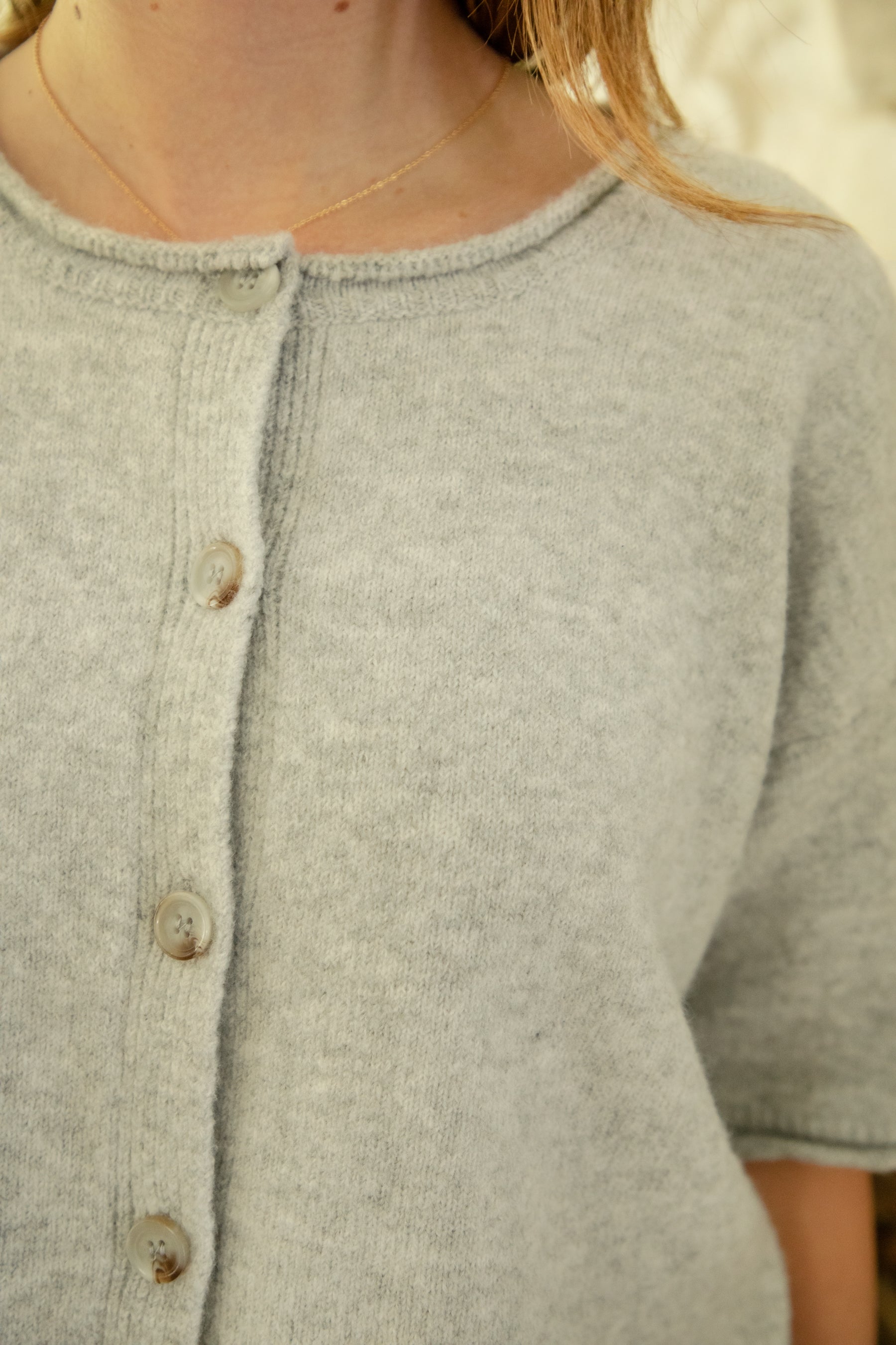 HOLLIS Roll Neck Drop Shoulder Knit Sweater