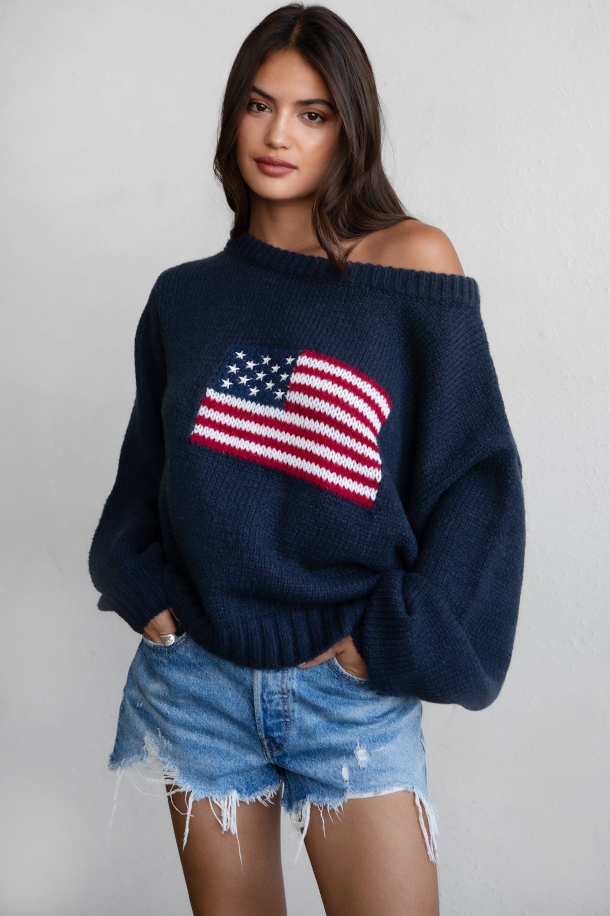 BRANDI Off The Shoulder Sweater