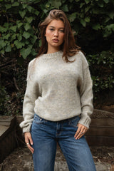 SELYNA Classic Crew Neckline Pullover Knit Sweater