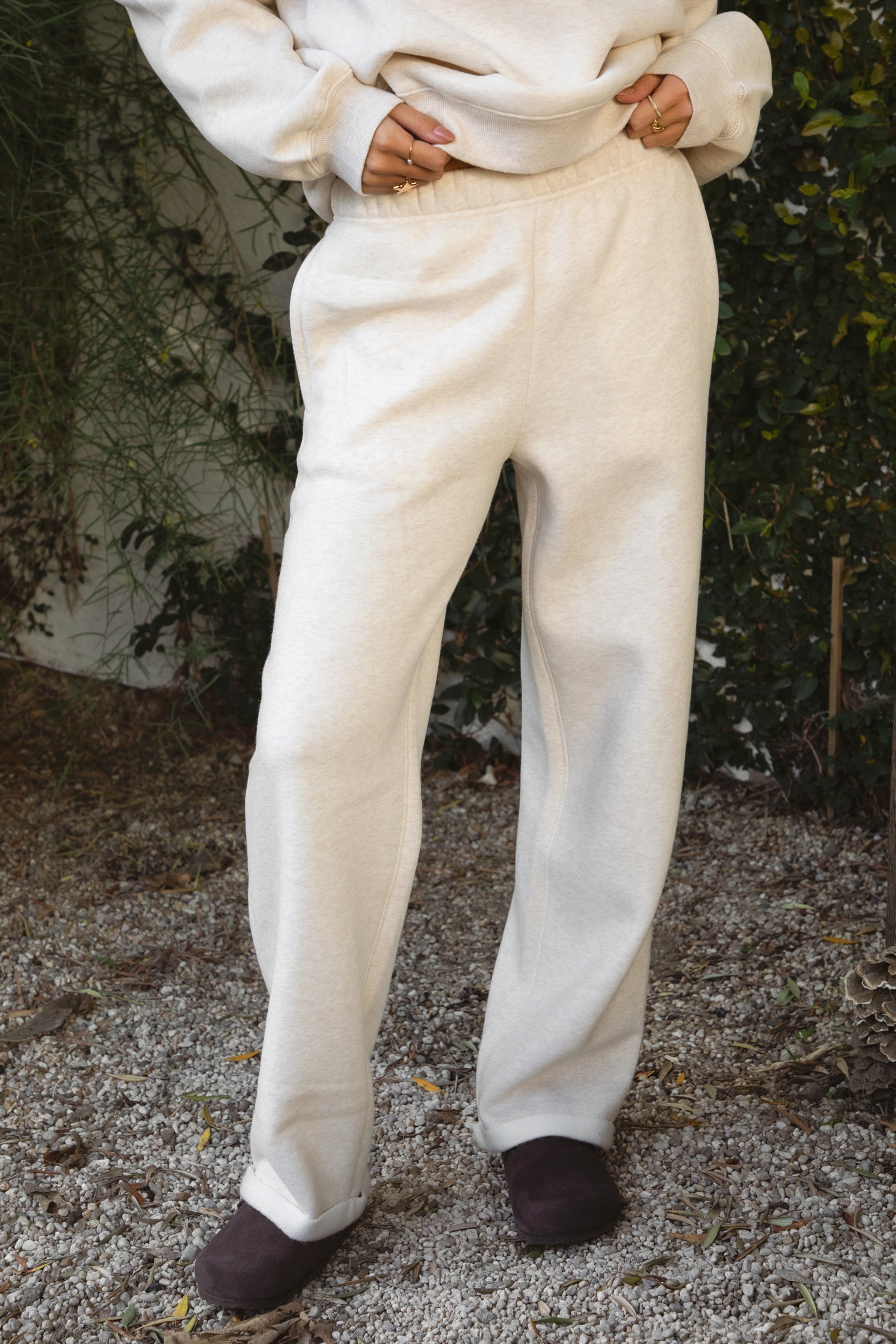 LANI Cloud Fleece Wide Leg Sweatpants [Partial Pre-order]