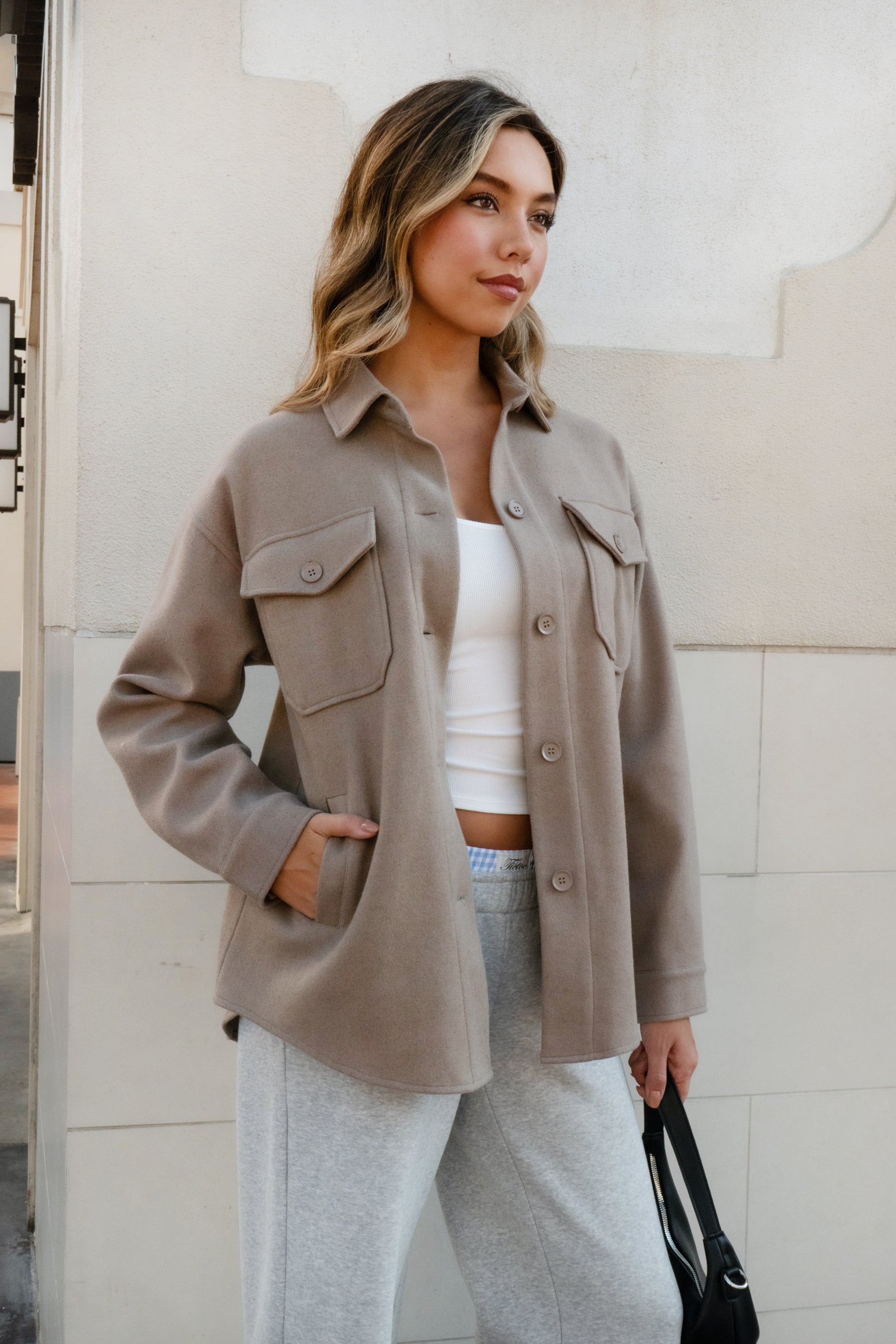 Birken Faux Wool Shacket