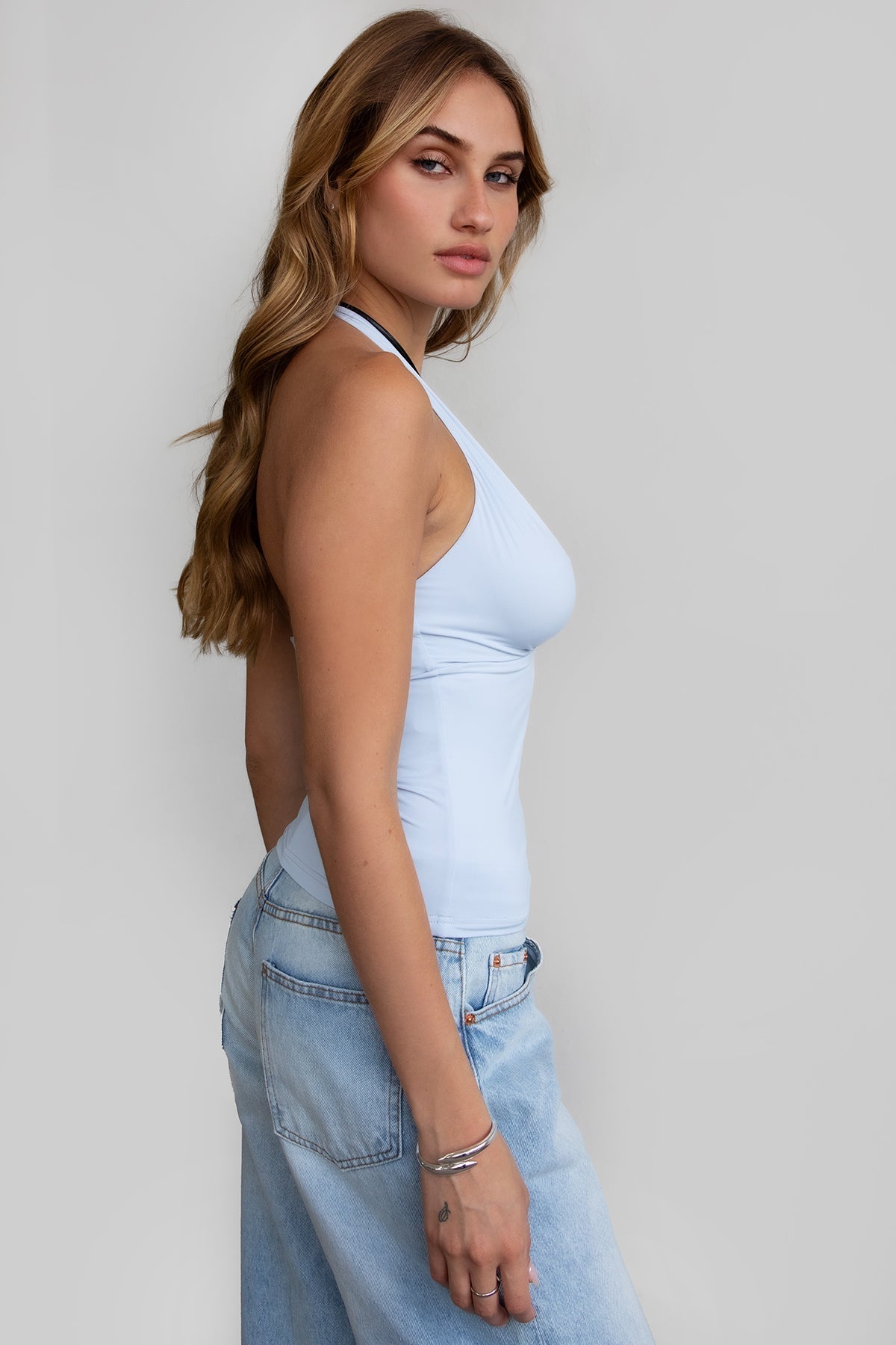 Elly Core Basic Halter Cami Top