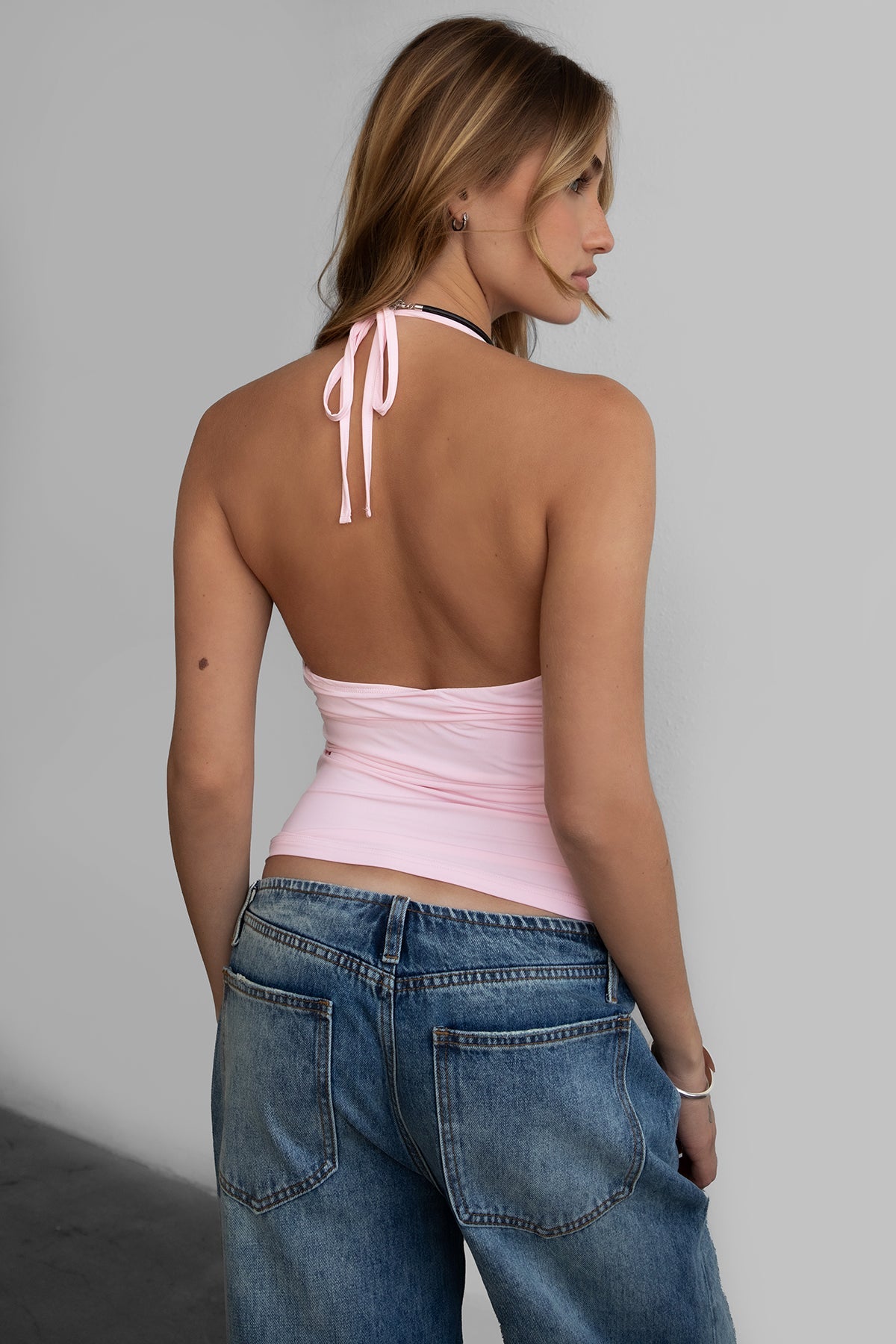Elly Core Basic Halter Cami Top