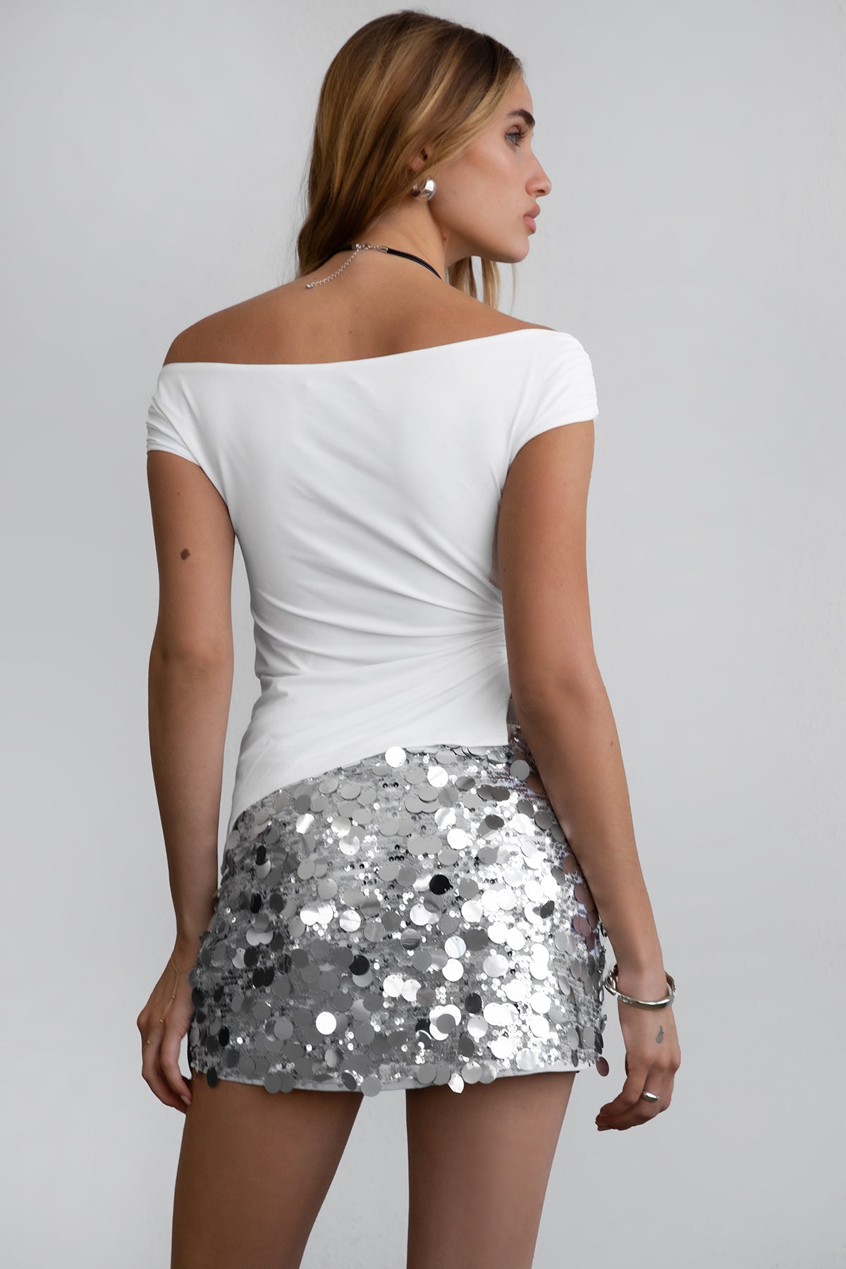 Inez Off The Shoulder Short Sleeve Top