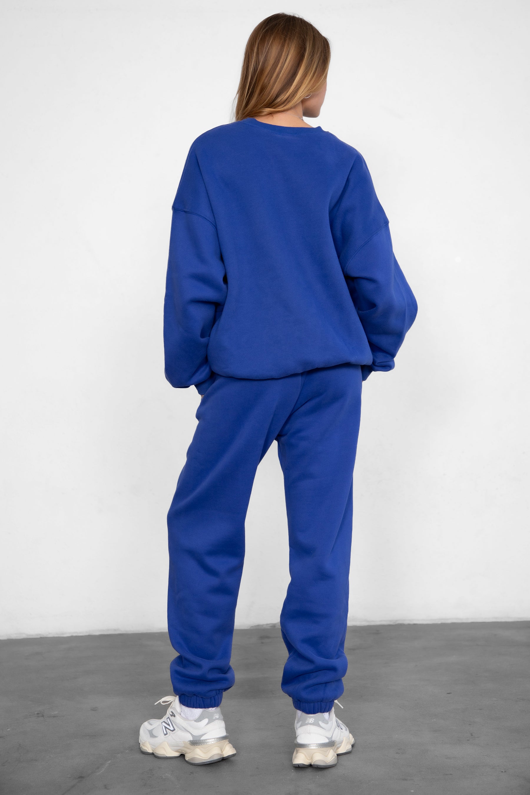 Varsity Plush Fleece Crew Neck Sweatshirt