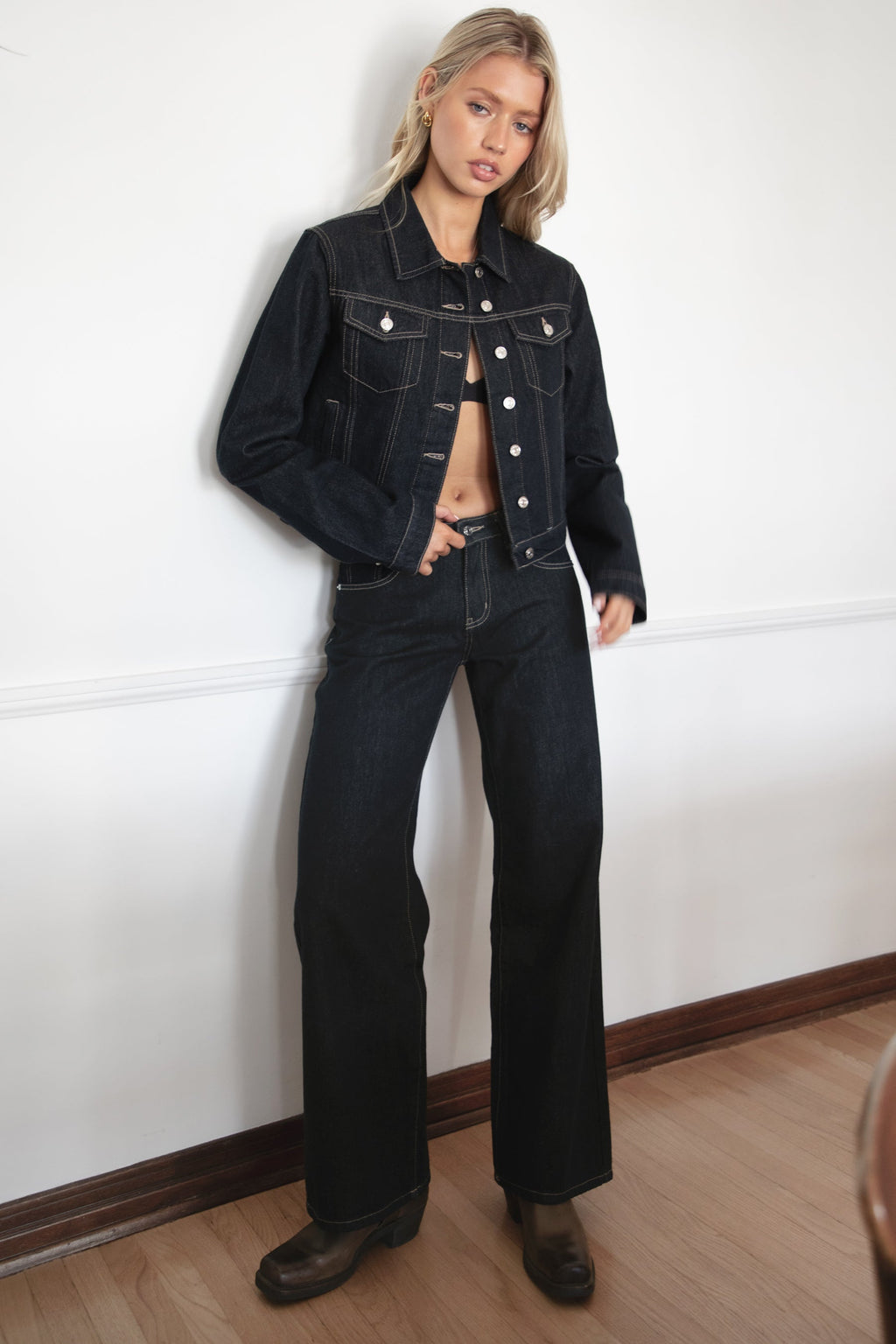 MILLS Selvedge Denim Straight Leg Pants