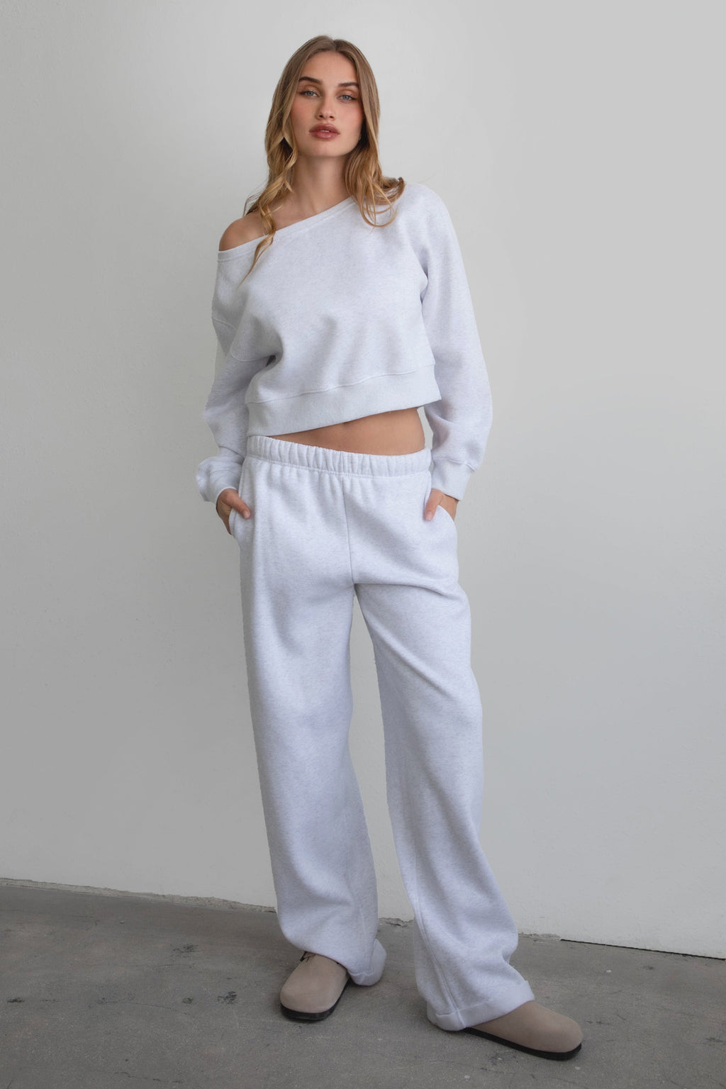 LANI Cloud Fleece Wide Leg Sweatpants [Partial Pre-order]