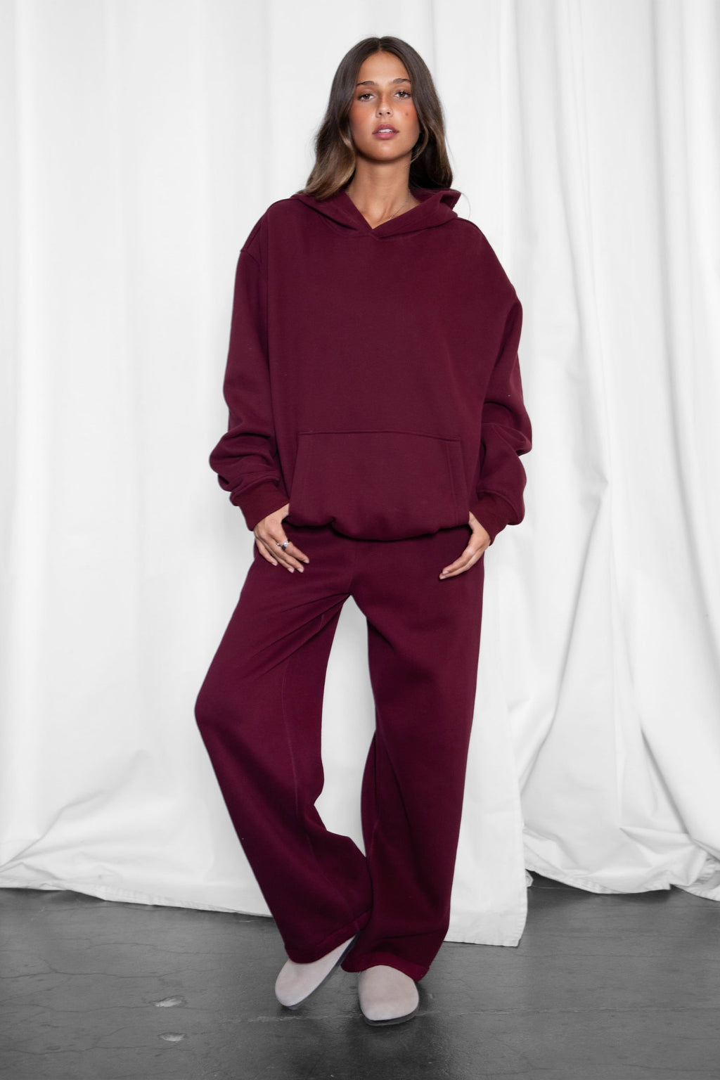 LANI Cloud Fleece Wide Leg Sweatpants [Partial Pre-order]