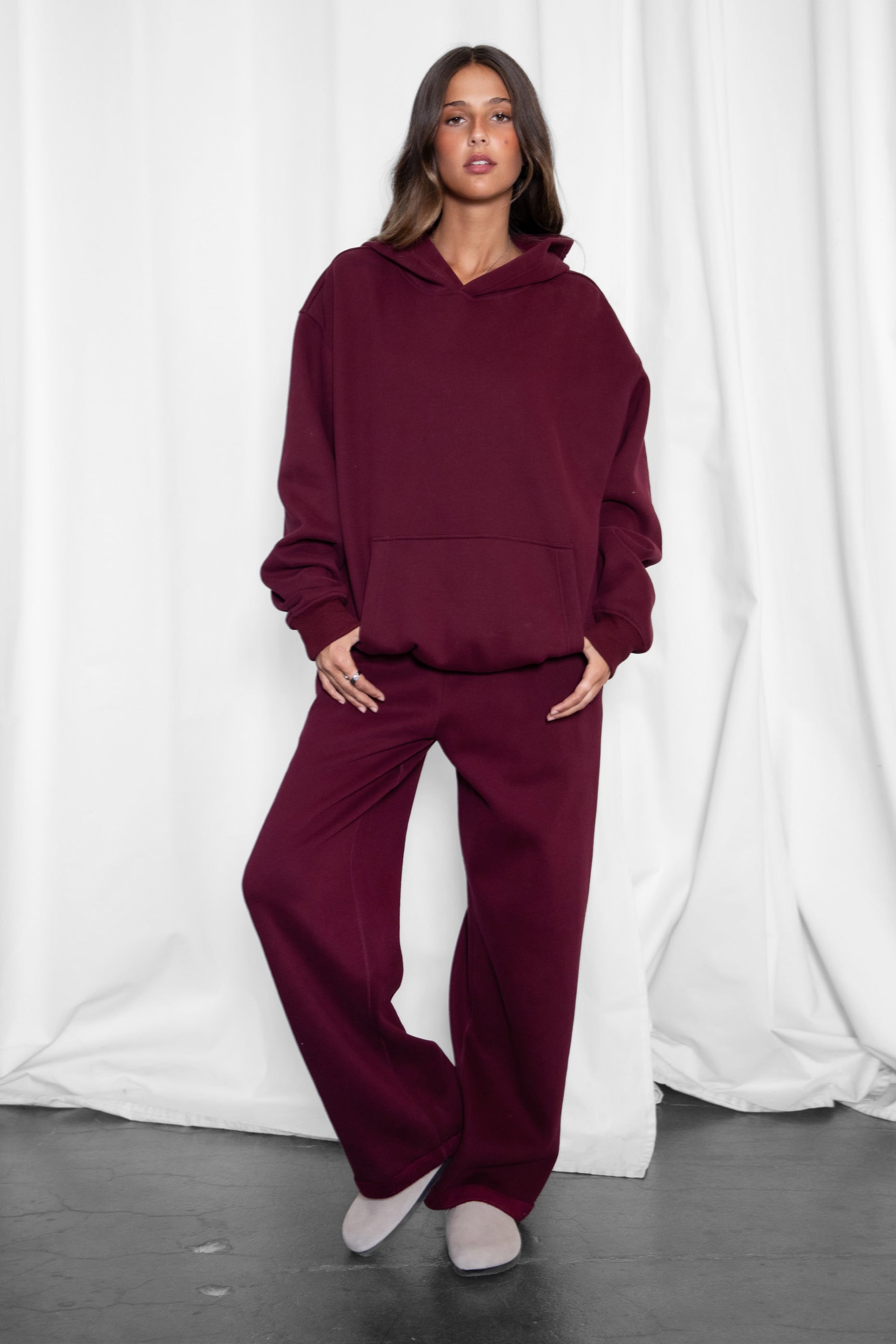 LANI Cloud Fleece Wide Leg Sweatpants [Partial Pre-order]