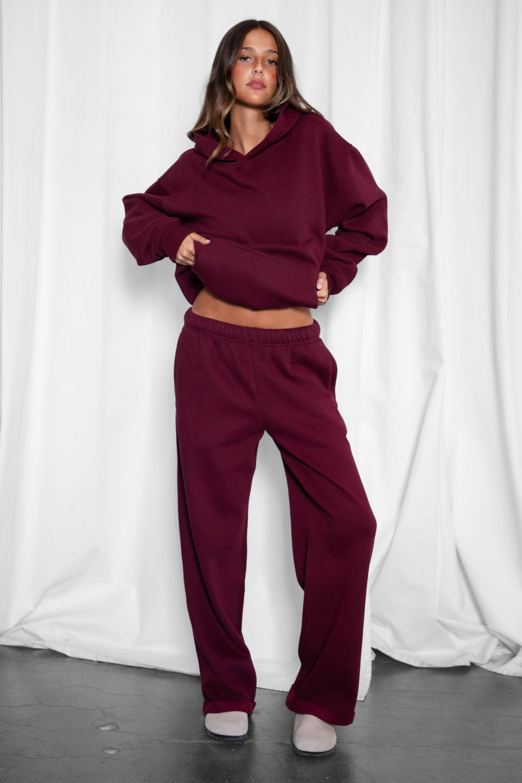 LANI Cloud Fleece Wide Leg Sweatpants [Partial Pre-order]