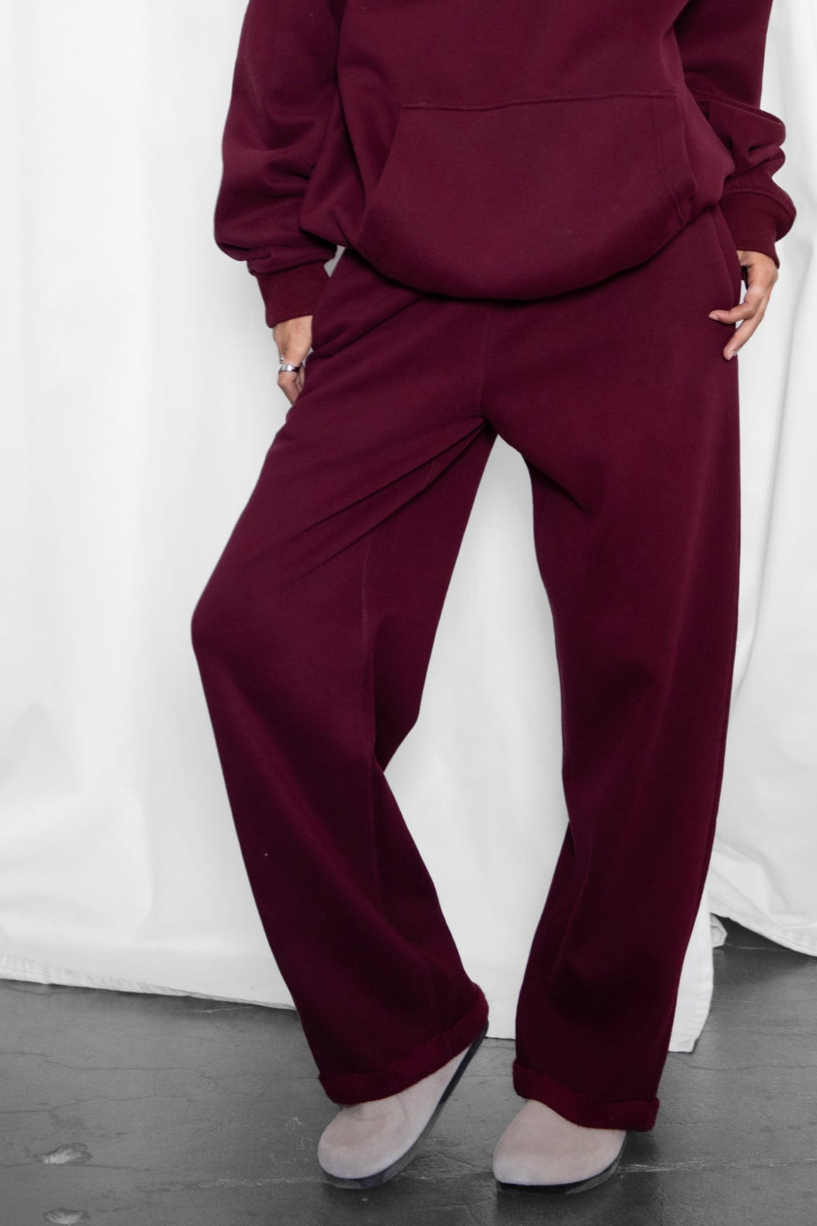 LANI Cloud Fleece Wide Leg Sweatpants [Partial Pre-order]
