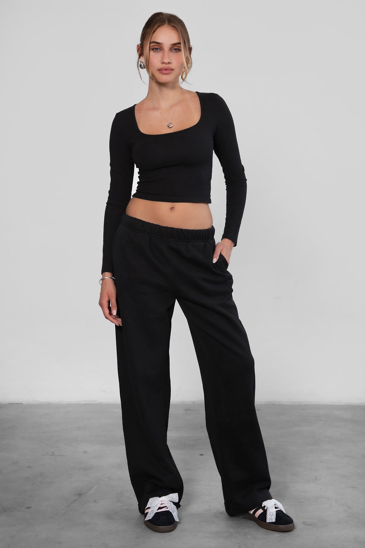 LANI Cloud Fleece Wide Leg Sweatpants [Partial Pre-order]
