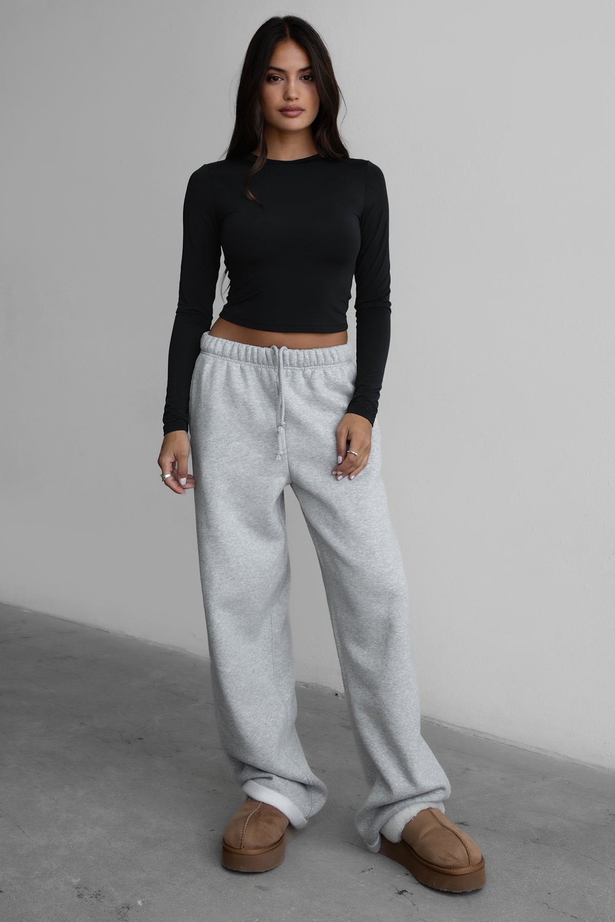 LANI Cloud Fleece Wide Leg Sweatpants [Partial Pre-order]