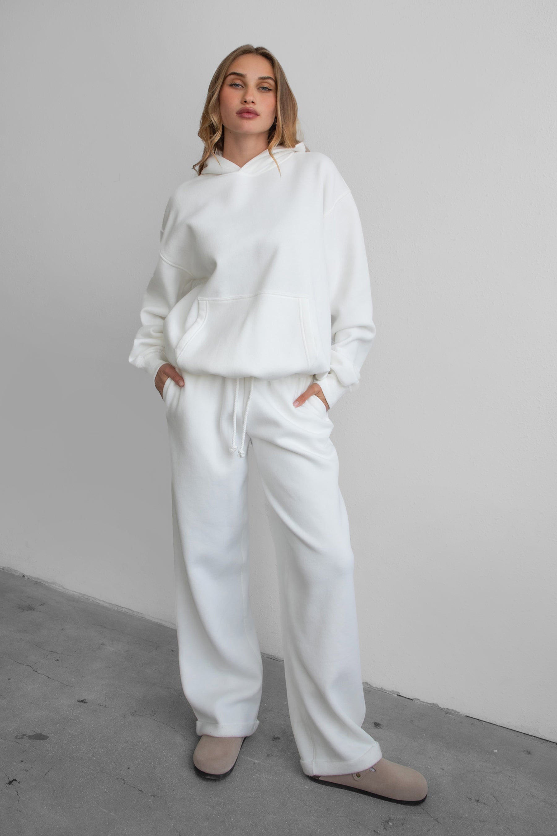LANI Cloud Fleece Wide Leg Sweatpants [Partial Pre-order]