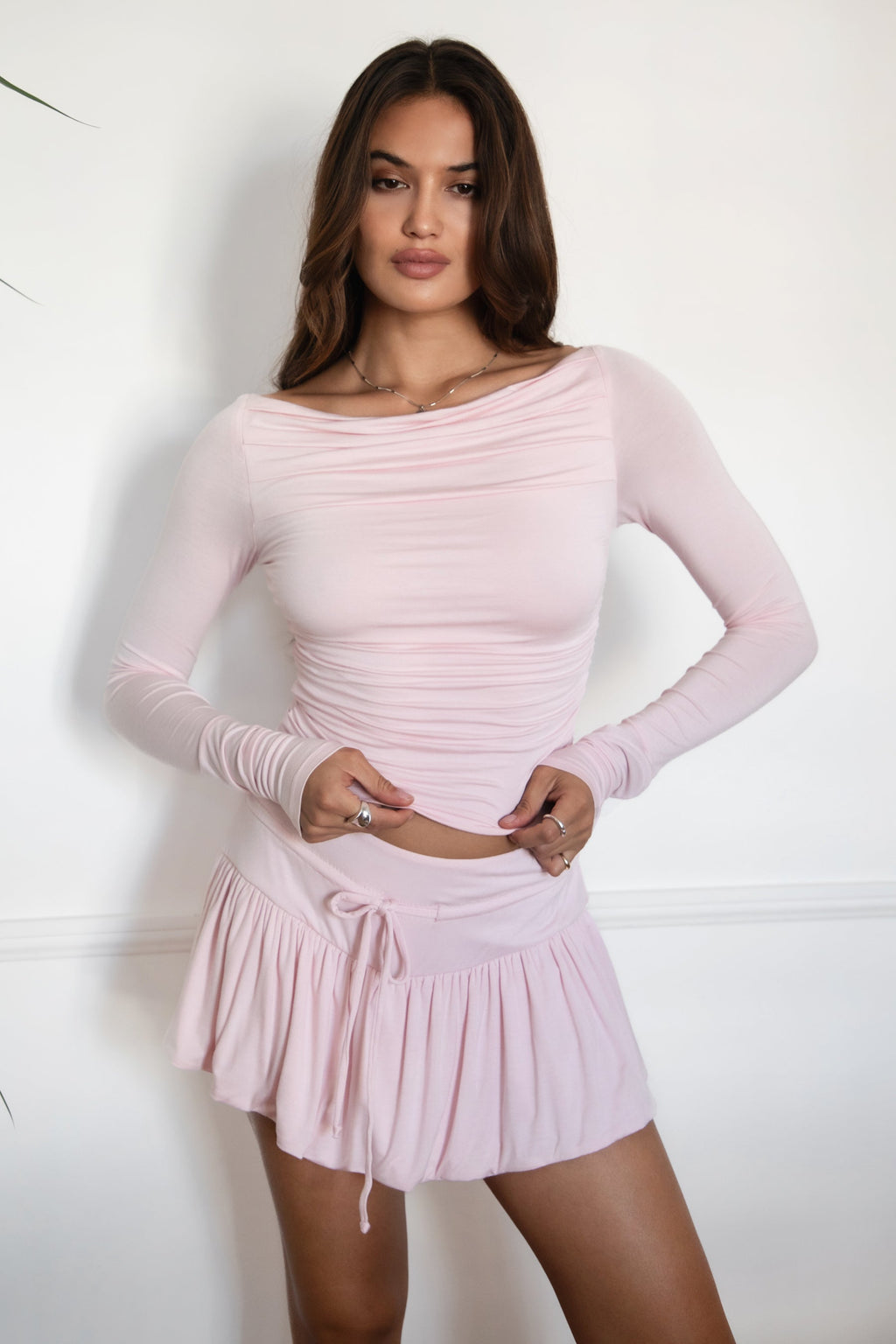 CHIA Mini Skirt With Built-In Shorts