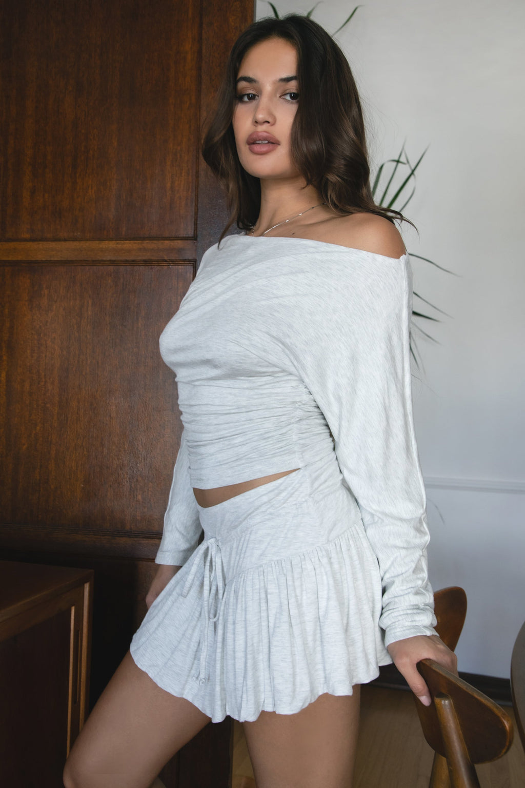 CHIA Mini Skirt With Built-In Shorts