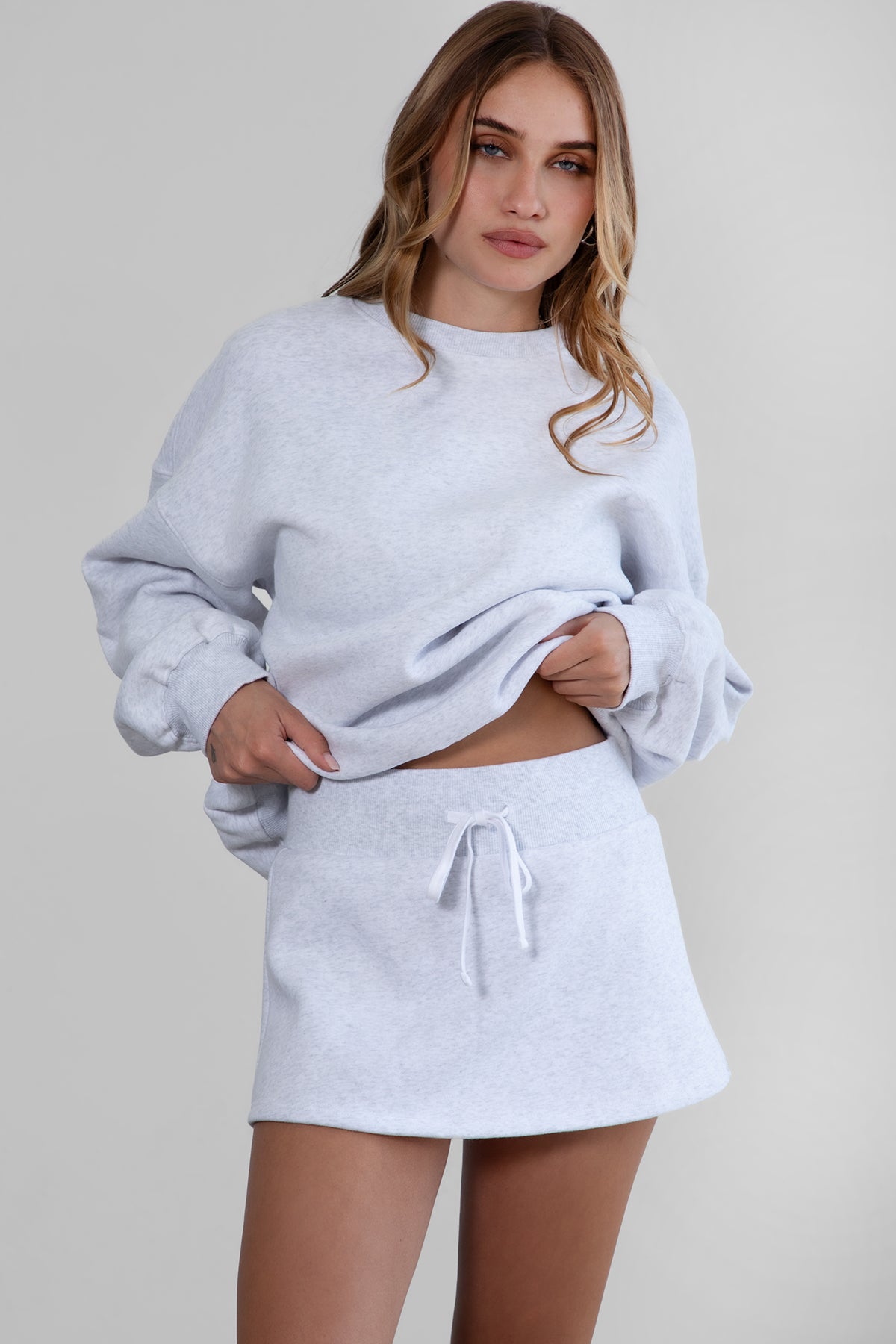 JEMMA Plush Fleece Mini Skirt [Partial Pre-order]