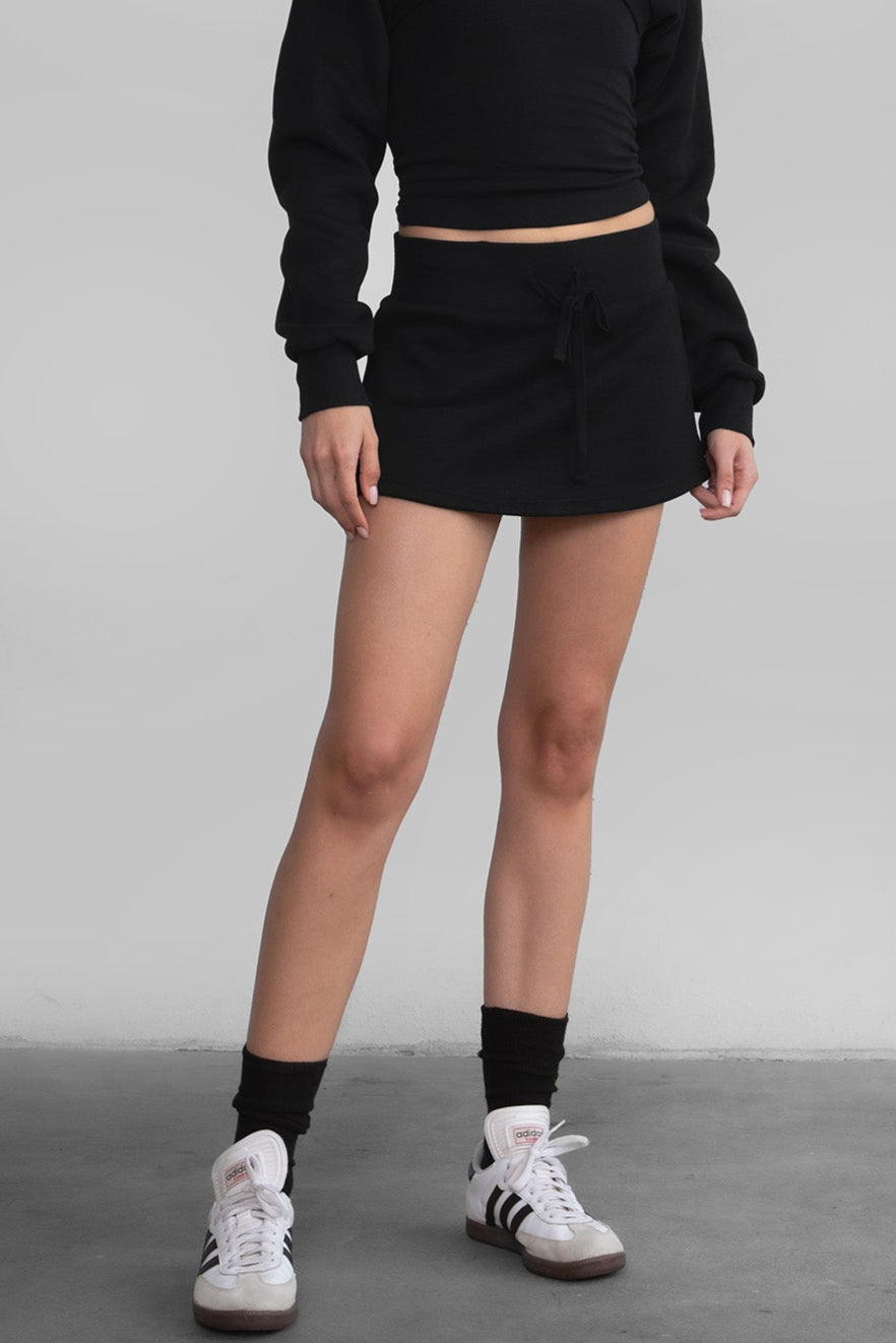 JEMMA Plush Fleece Mini Skirt [Partial Pre-order]