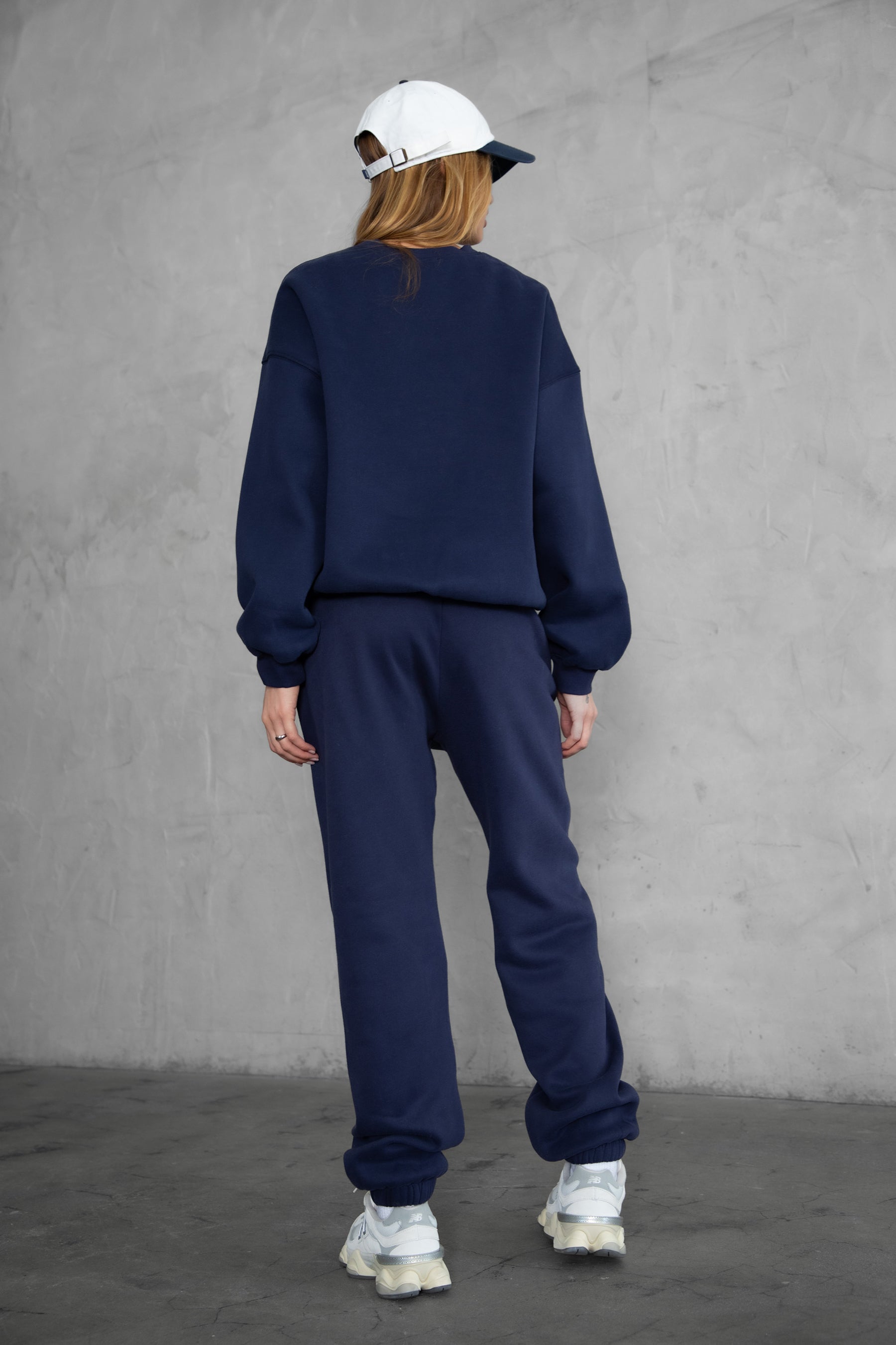 Varsity Plush Fleece Crew Neck Sweatshirt