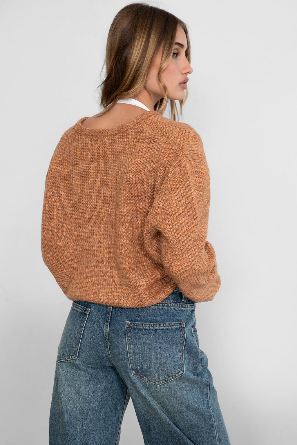 Curty Marled Knit Cardigan