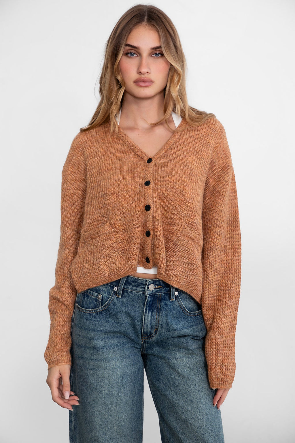 Curty Marled Knit Cardigan