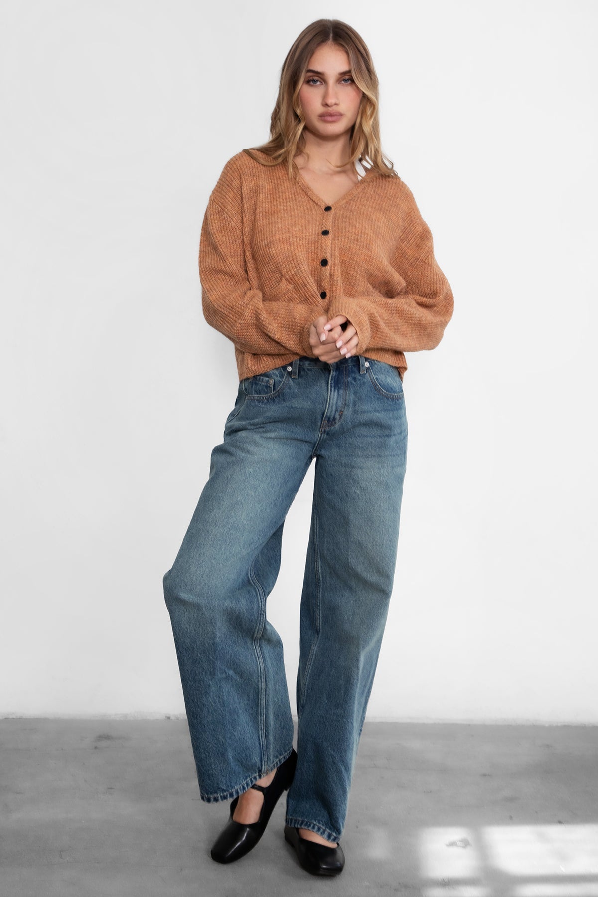 Curty Marled Knit Cardigan