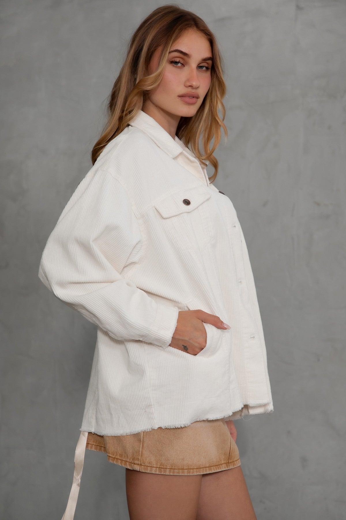 Lumber Corduroy Shacket Shirt