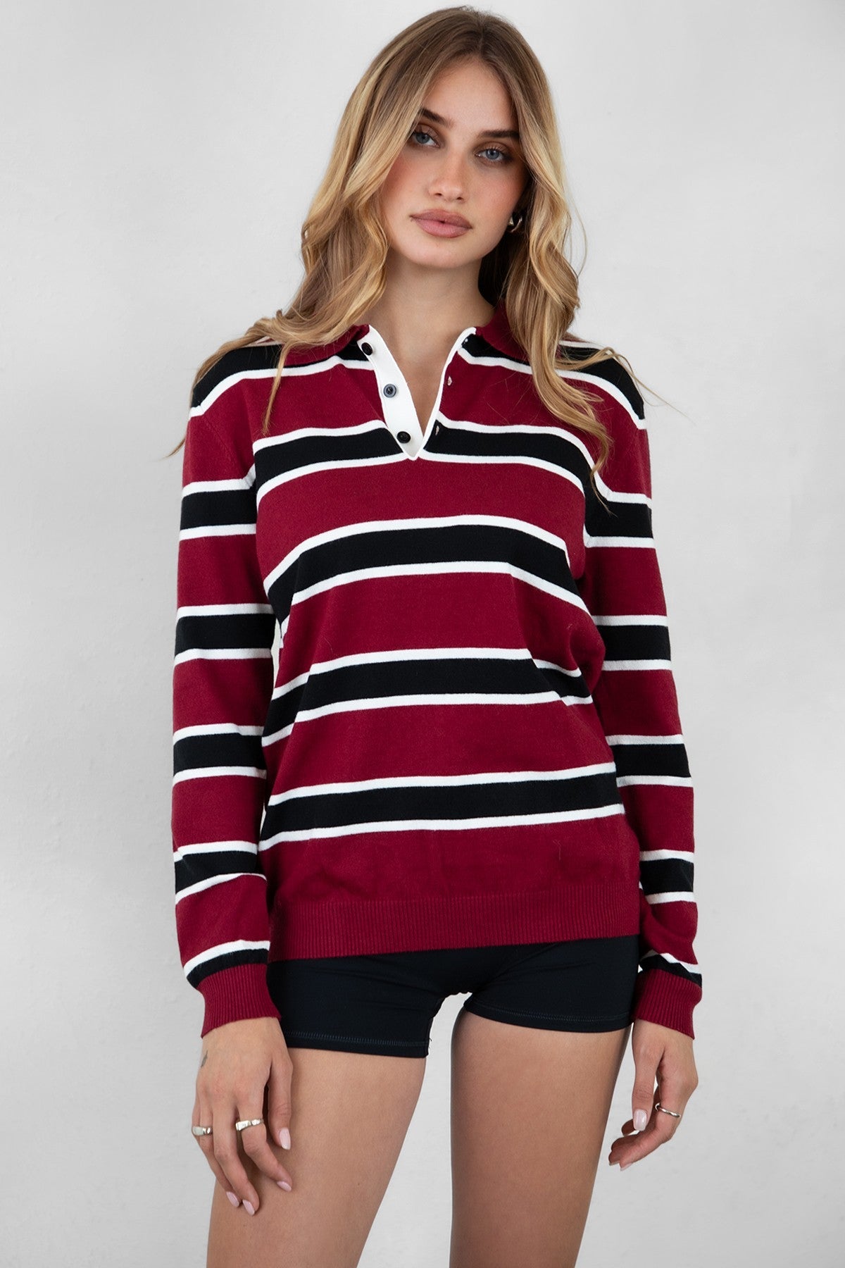Rhodes Striped Polo T-Shirt