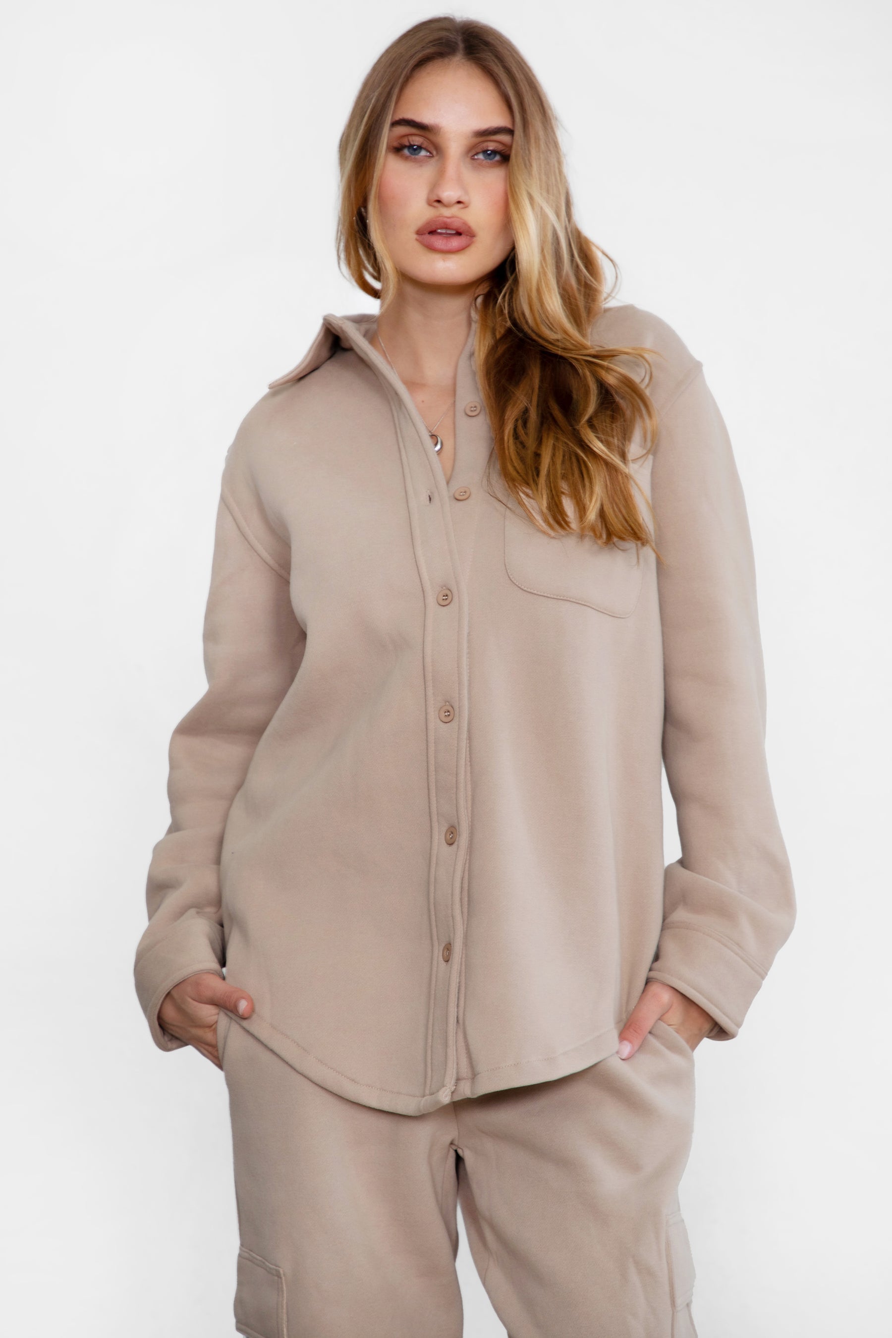 Tayler Plush Fleece Oversized Shacket