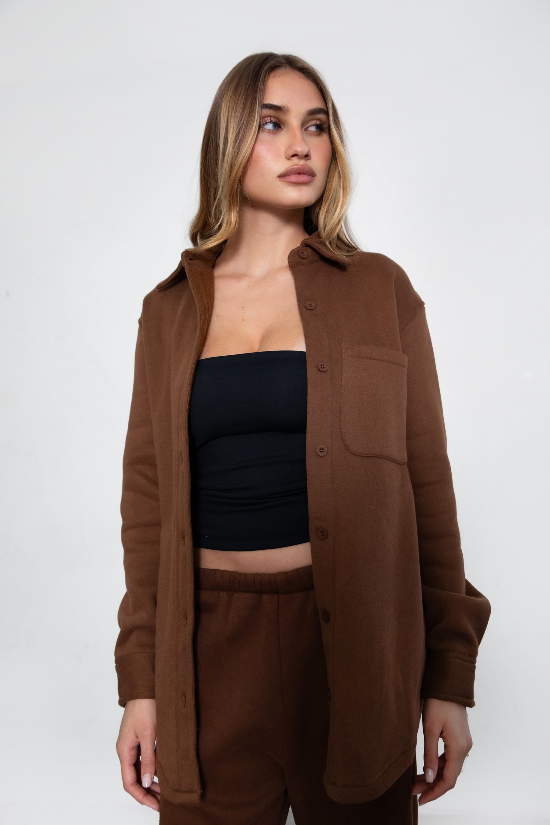 Tayler Plush Fleece Oversized Shacket