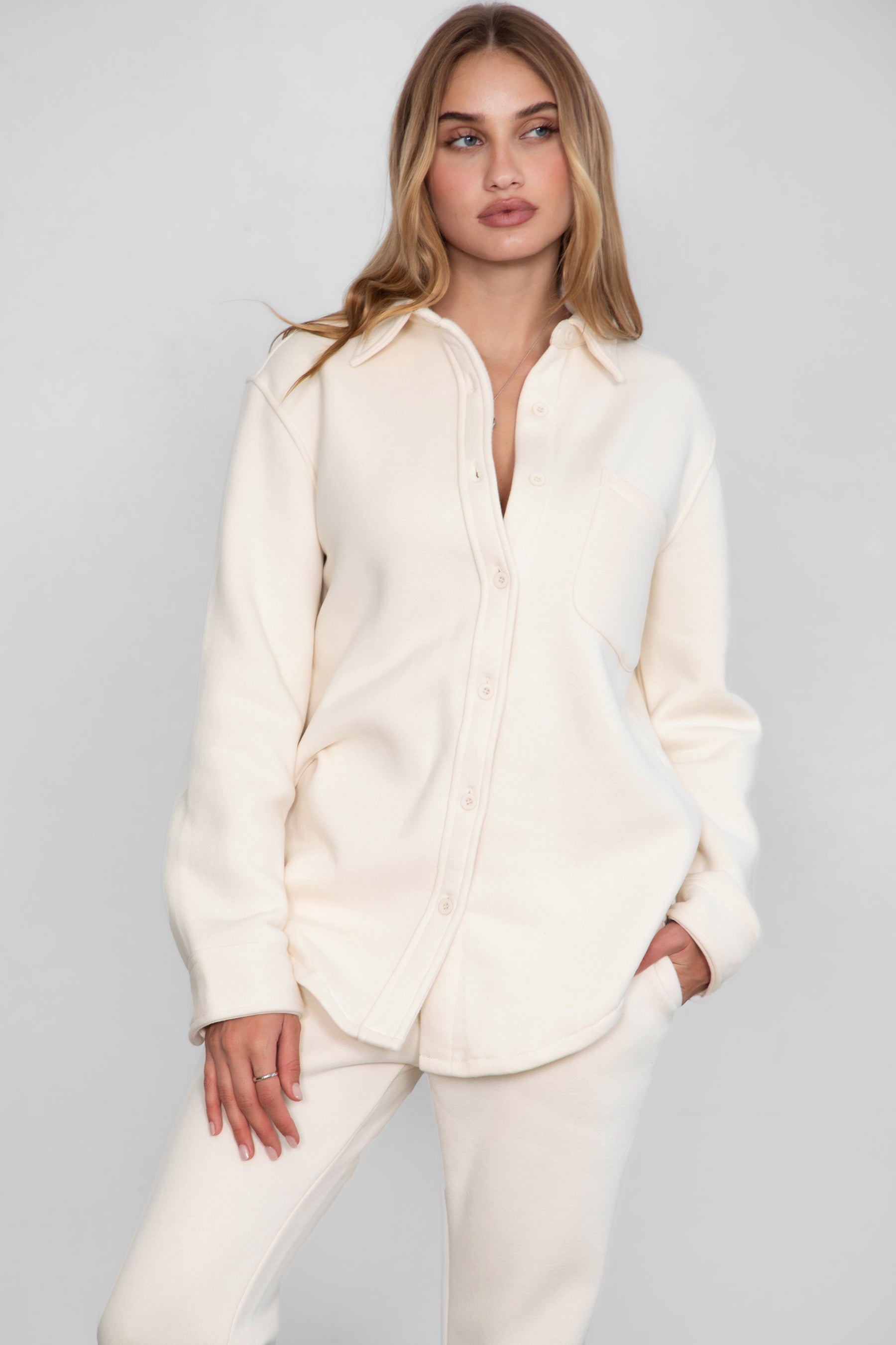 Tayler Plush Fleece Oversized Shacket
