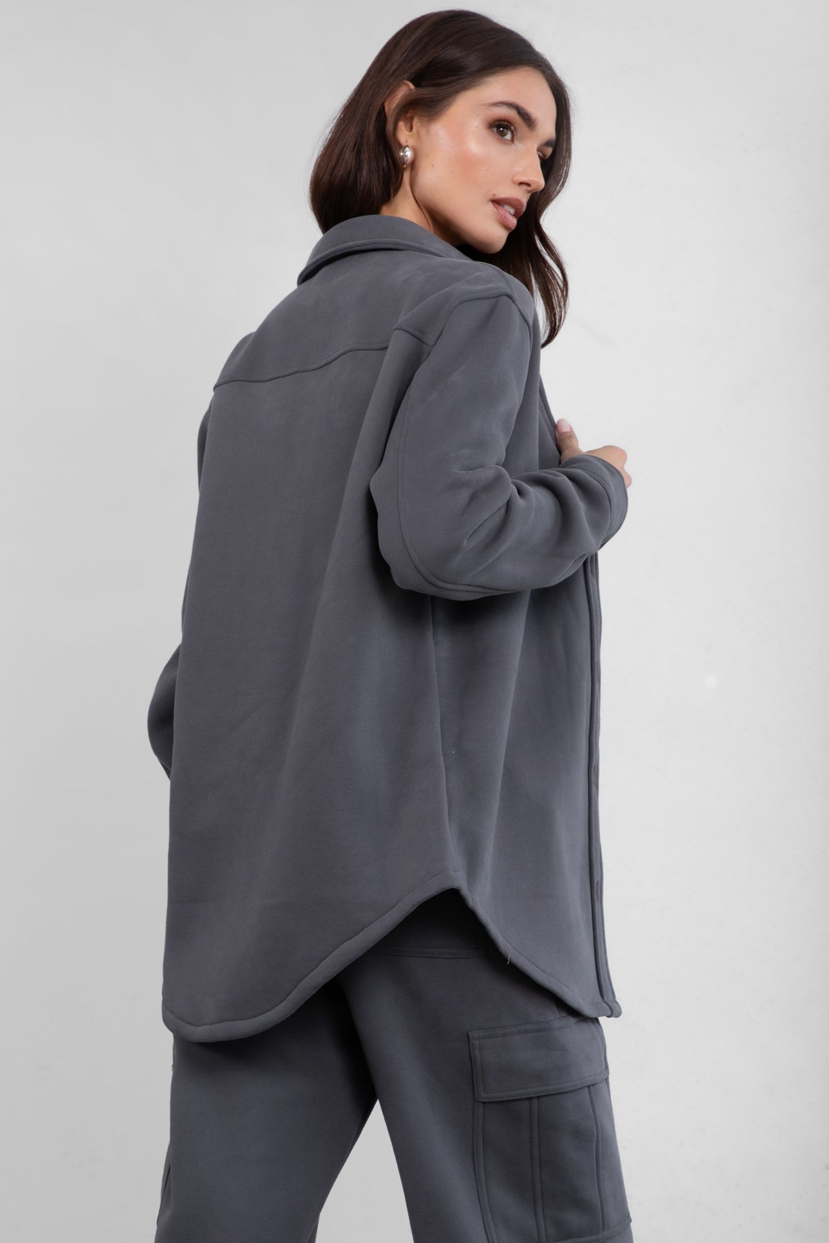 Tayler Plush Fleece Oversized Shacket