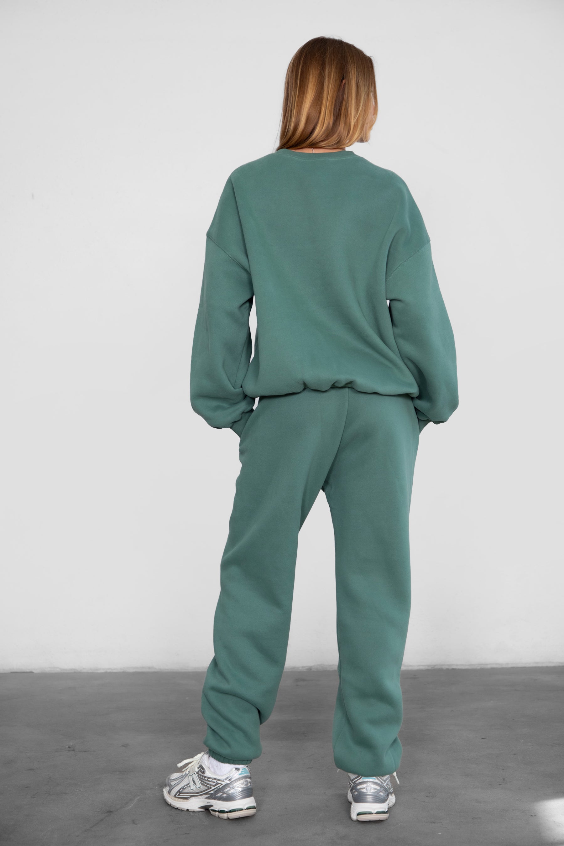 VARSITY Plush Fleece Crew Neck Sweatshirt